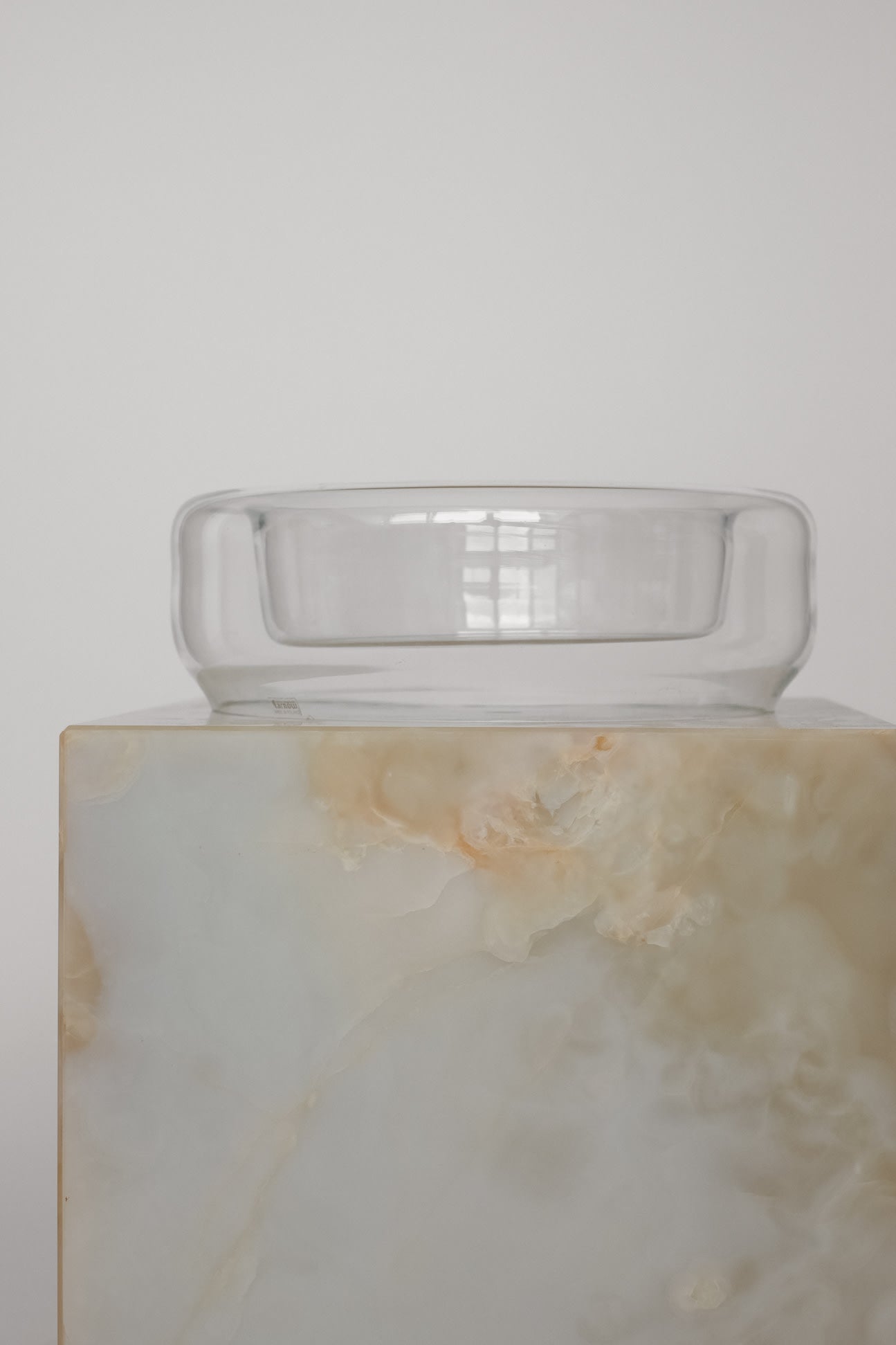 Floating Glass Bowl — lifestyle setting