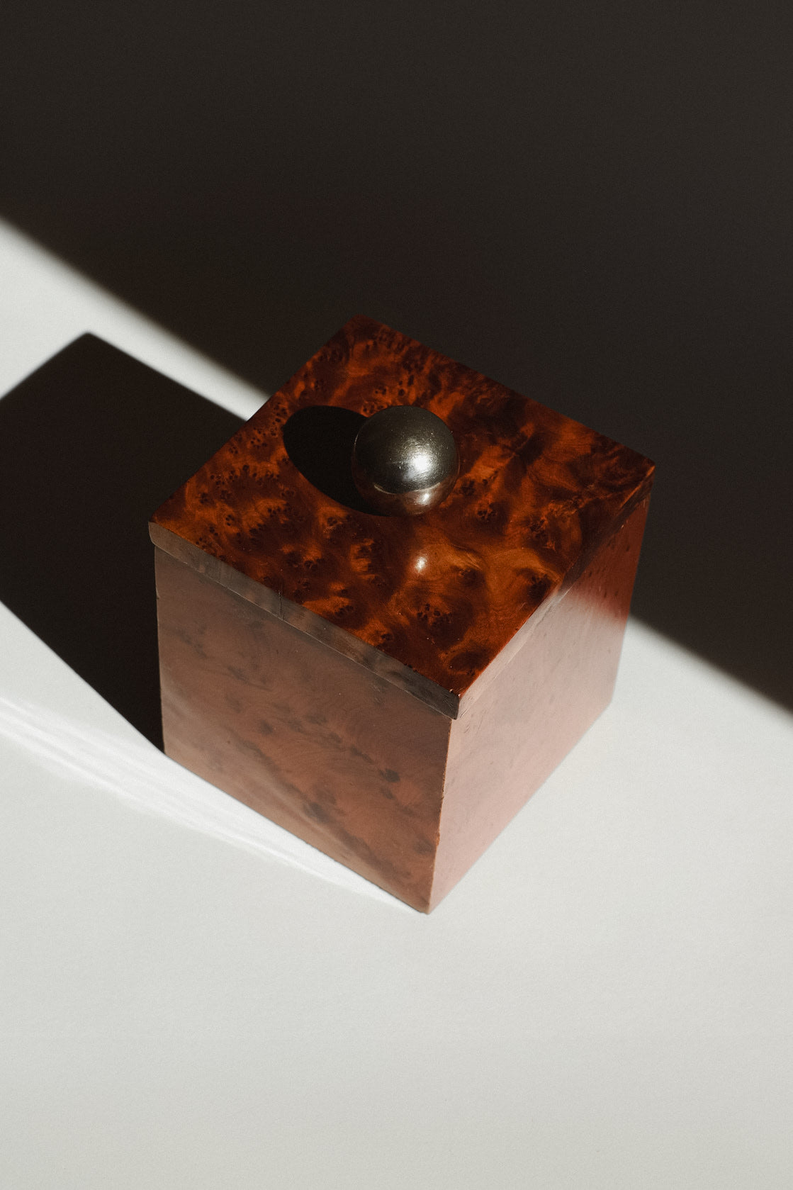 Wooden Art Deco Box  — lifestyle setting