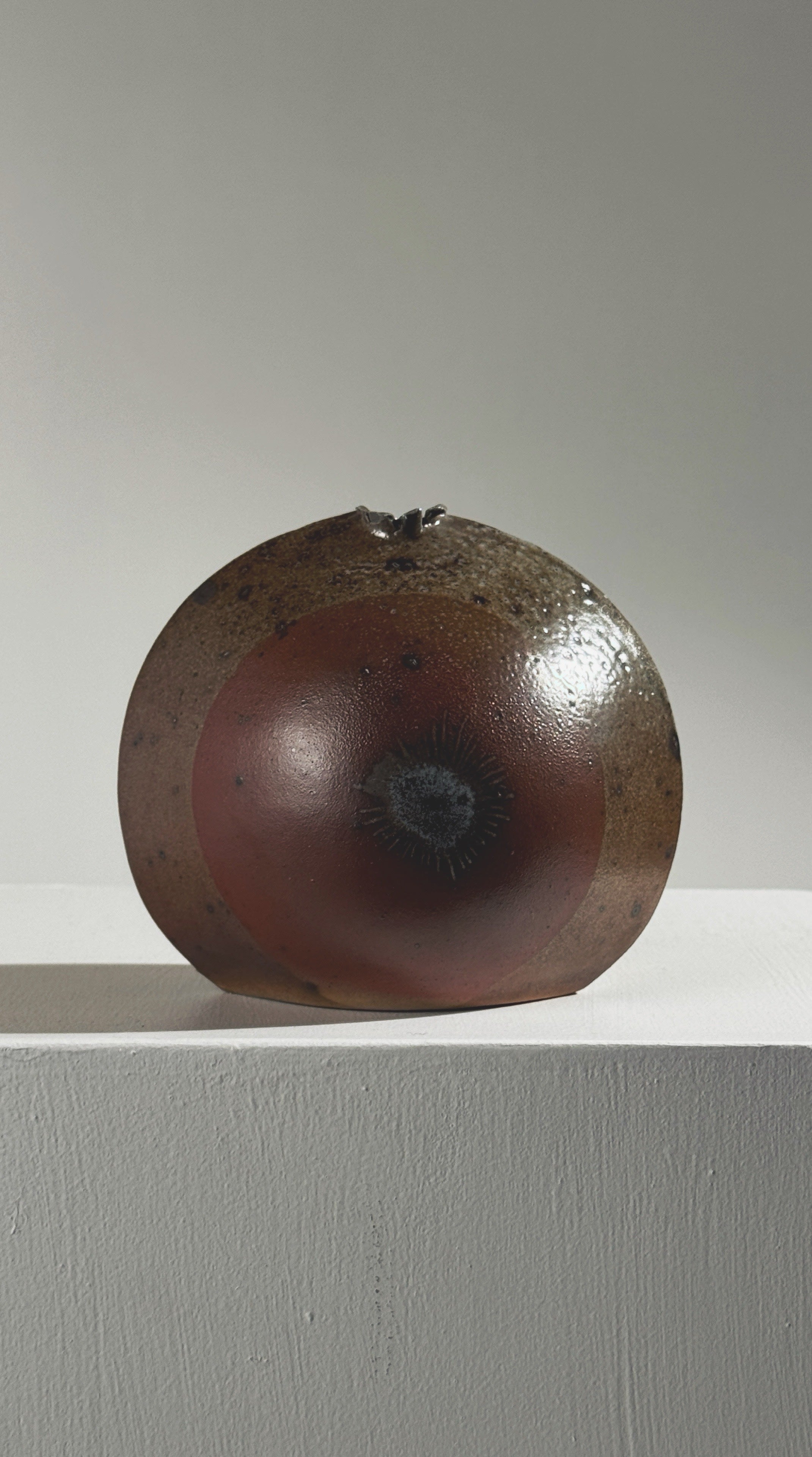 Stoneware Soliflore Vase by Gustave Tiffoche, circa 1965