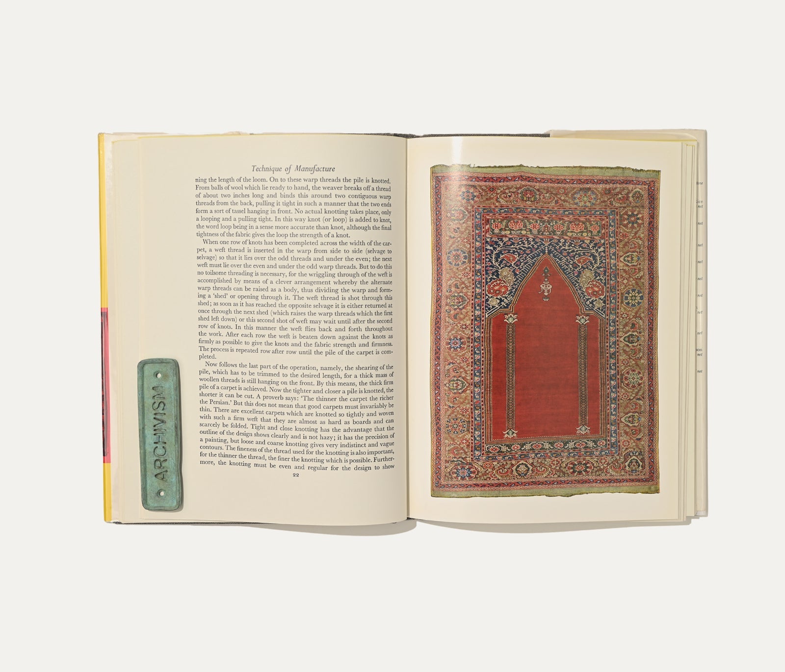 Oriental Rugs, An Illustrated Guide, 1985 — side angle