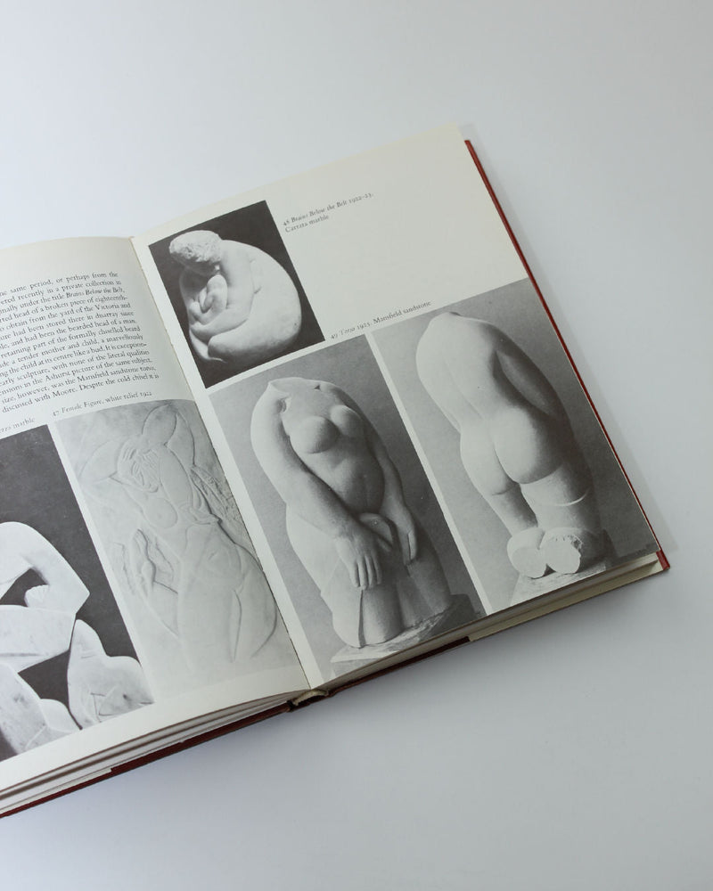 Leon Underwood — open art book with black and white sculptures