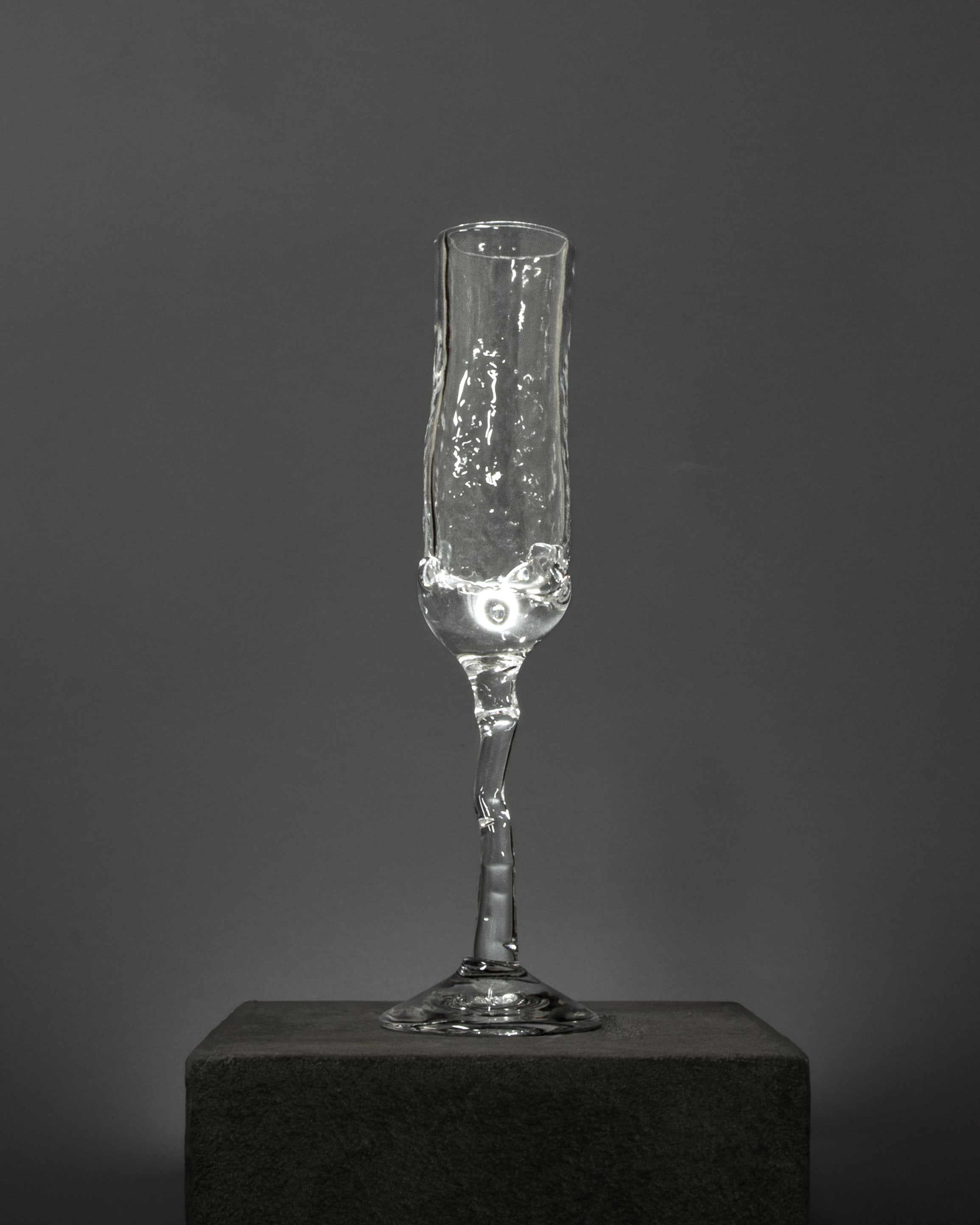 Organic Flute Champagne Glass