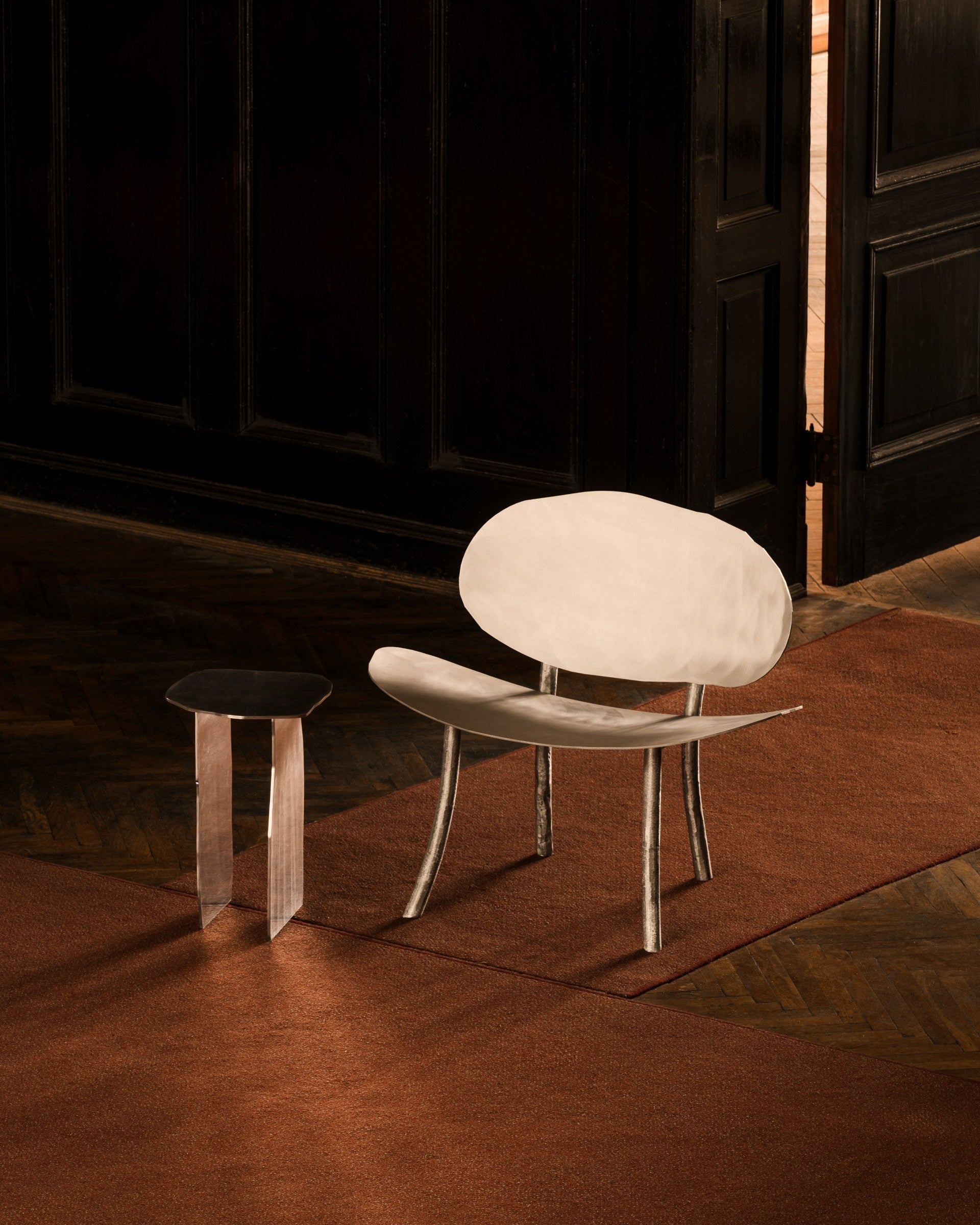 Aluminum Chair Object123 — detail view