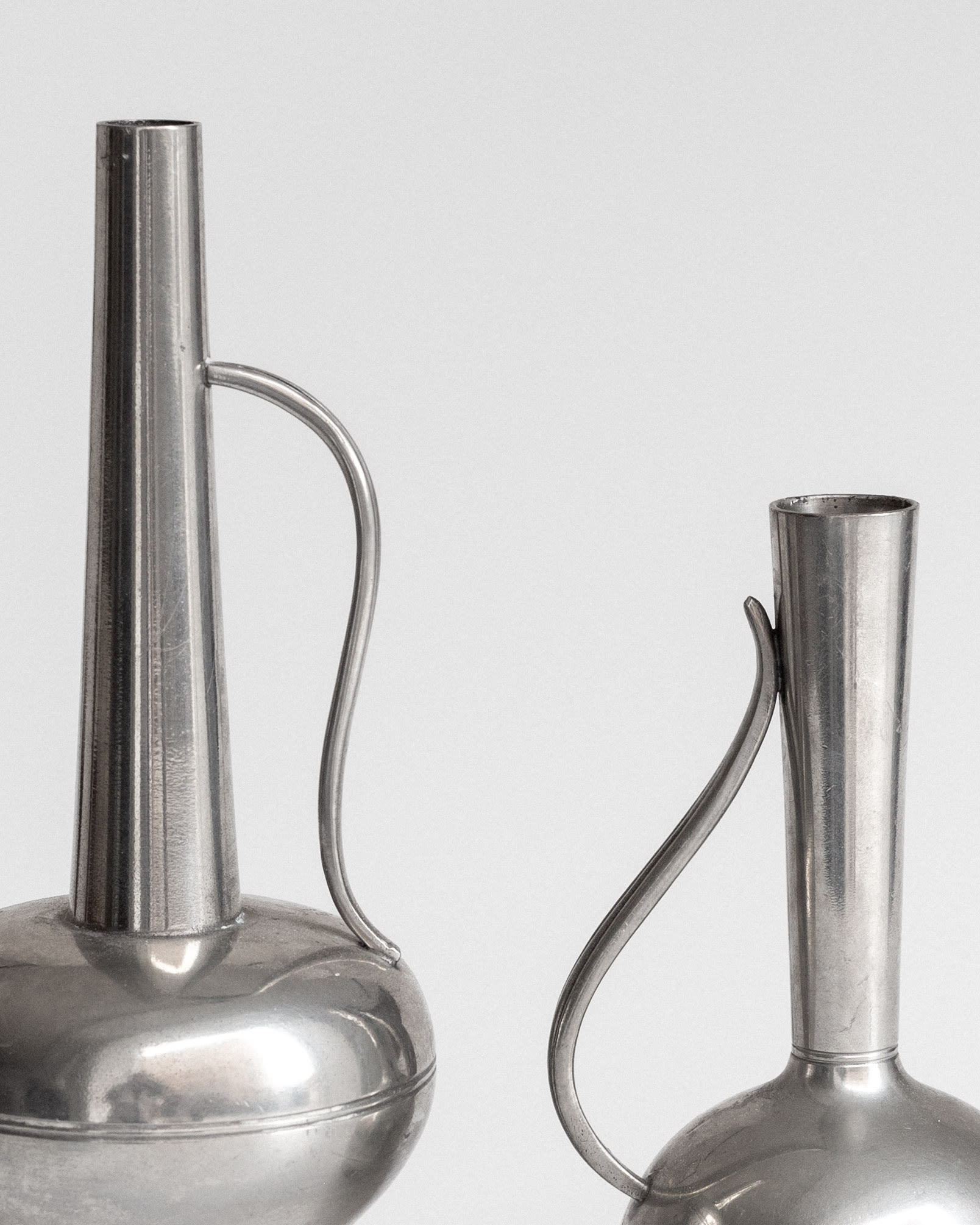Pair of Pewter Vessels by GAB, Sweden, 1950s