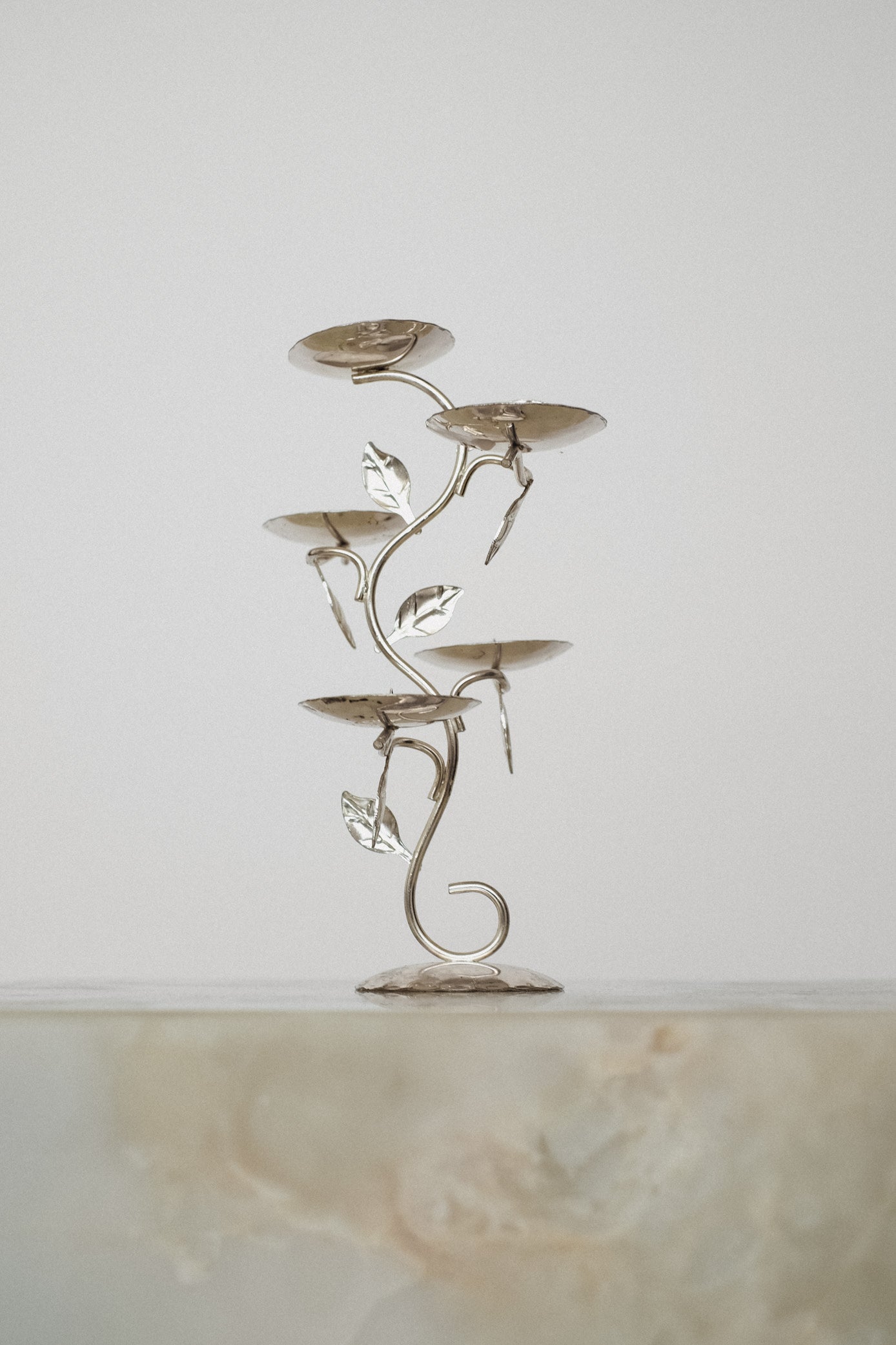 Elegant Blossom Candelabra — detail view