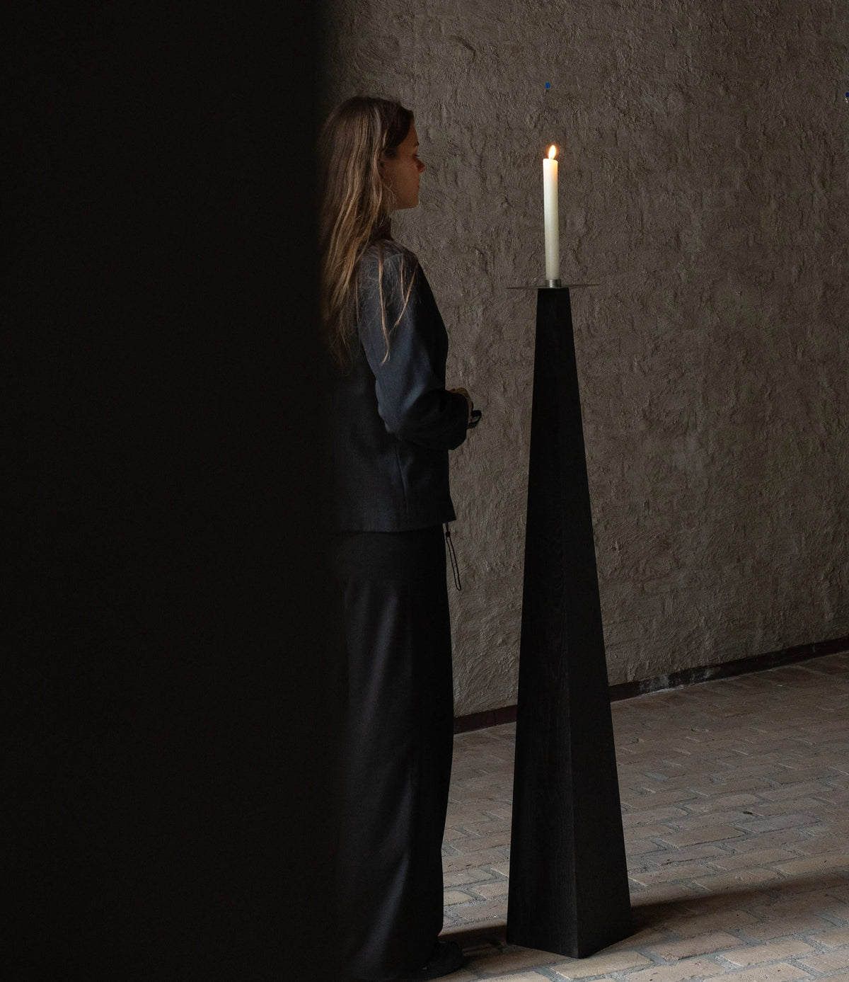 Taes Candle Holder — side angle
