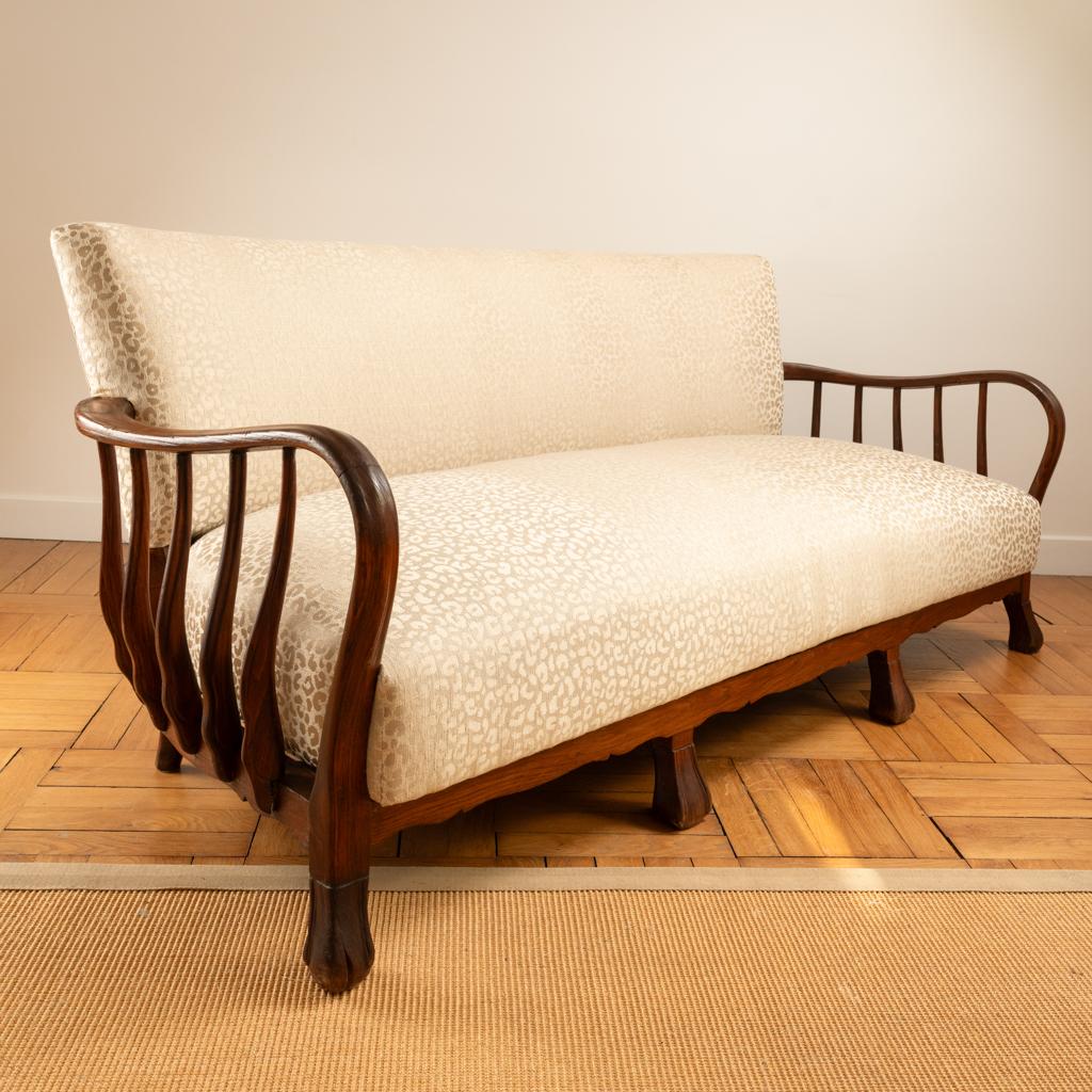 Valabrega Sofa - Italy 1940s — lifestyle setting