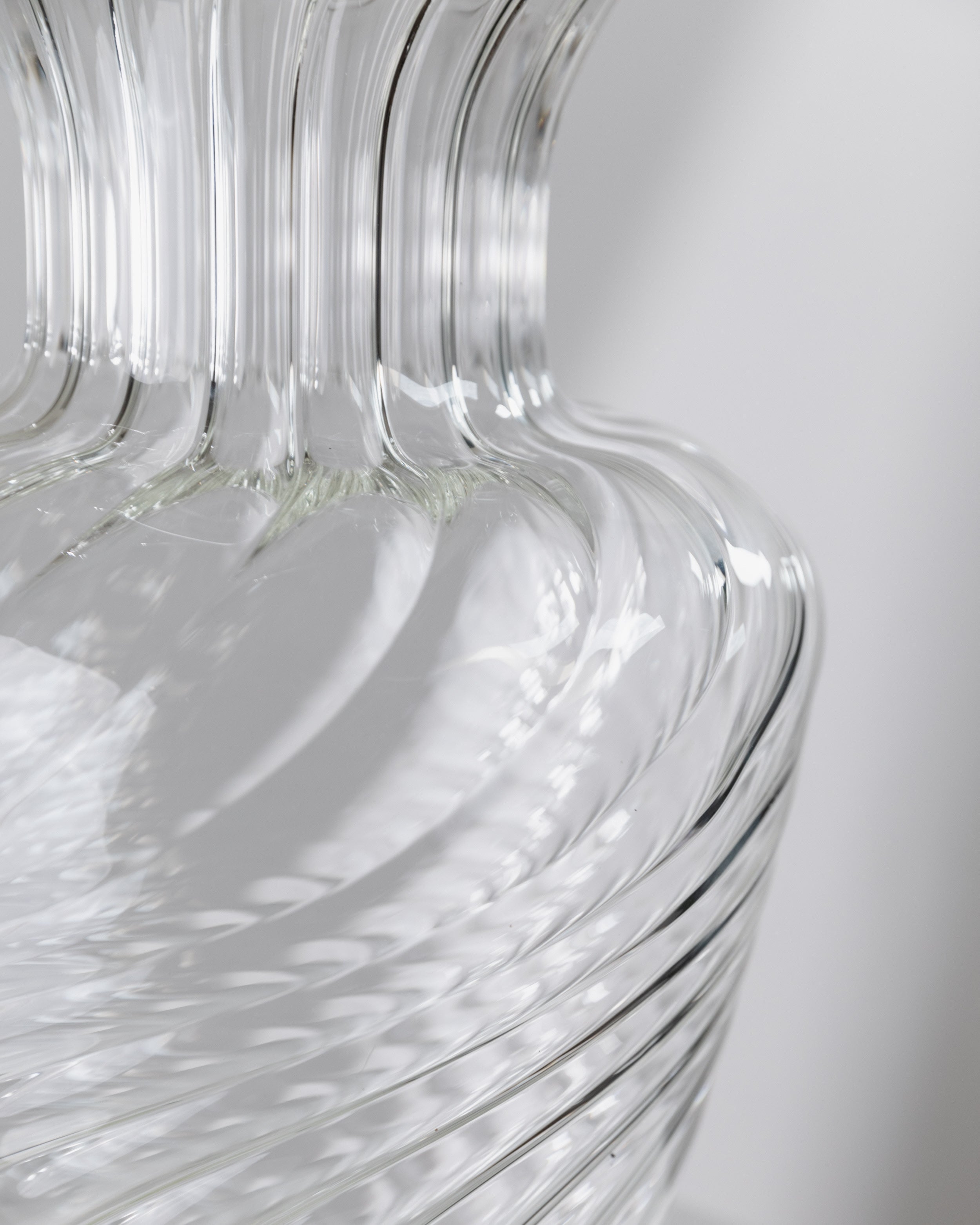 Grand Vase en Verre par Soffiera Parise, Italie, années 1970