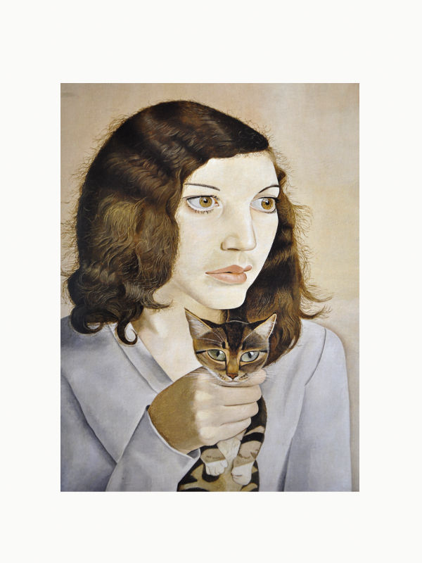 Lucian Freud: New Perspectives — back view of art book cover with muted colors