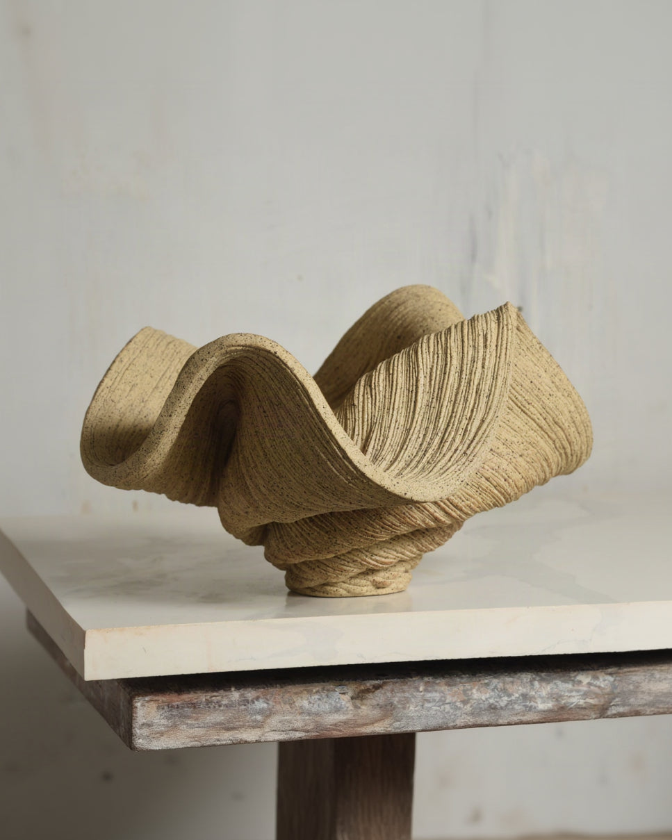 Wide Speckled Bowl — detail view