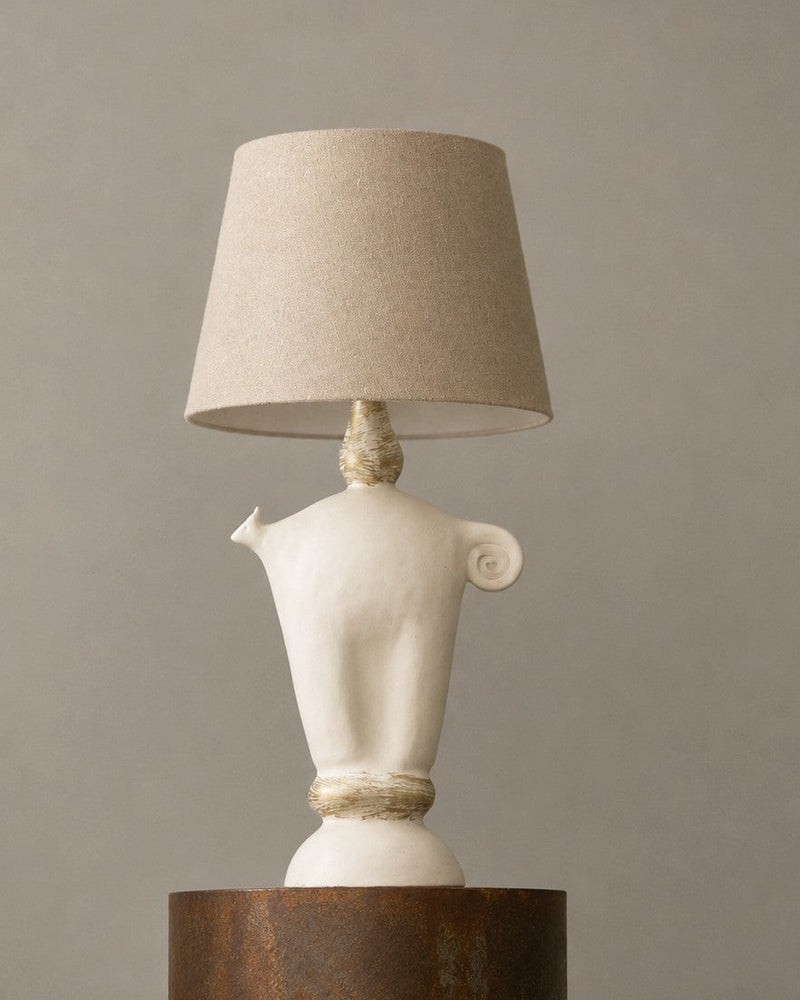Vintage Table Lamps by Pierre Casenove  - Ceramic table Collection — side angle