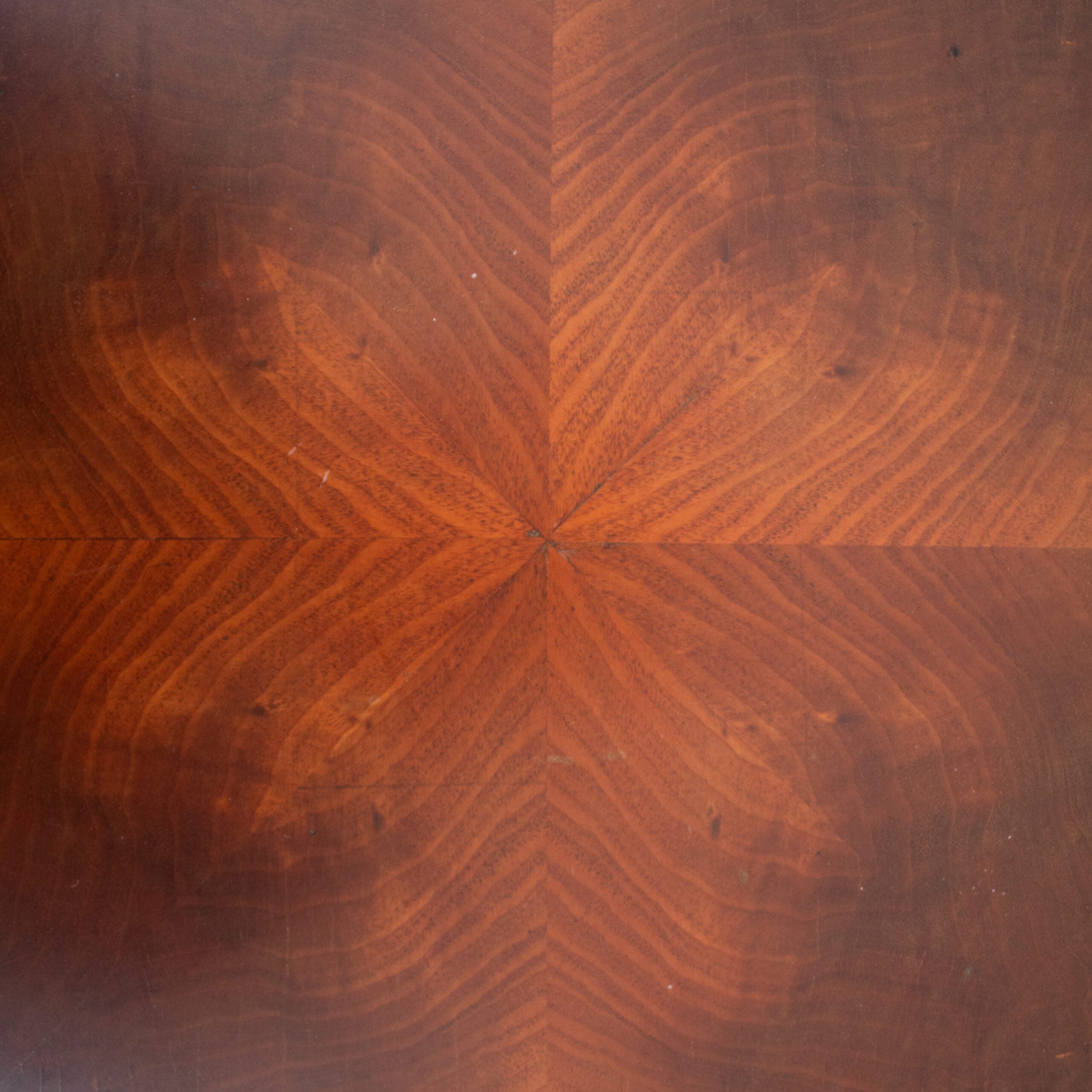 Michel Briard Hexagonal Pedestal Table in Mahogany — alternate view