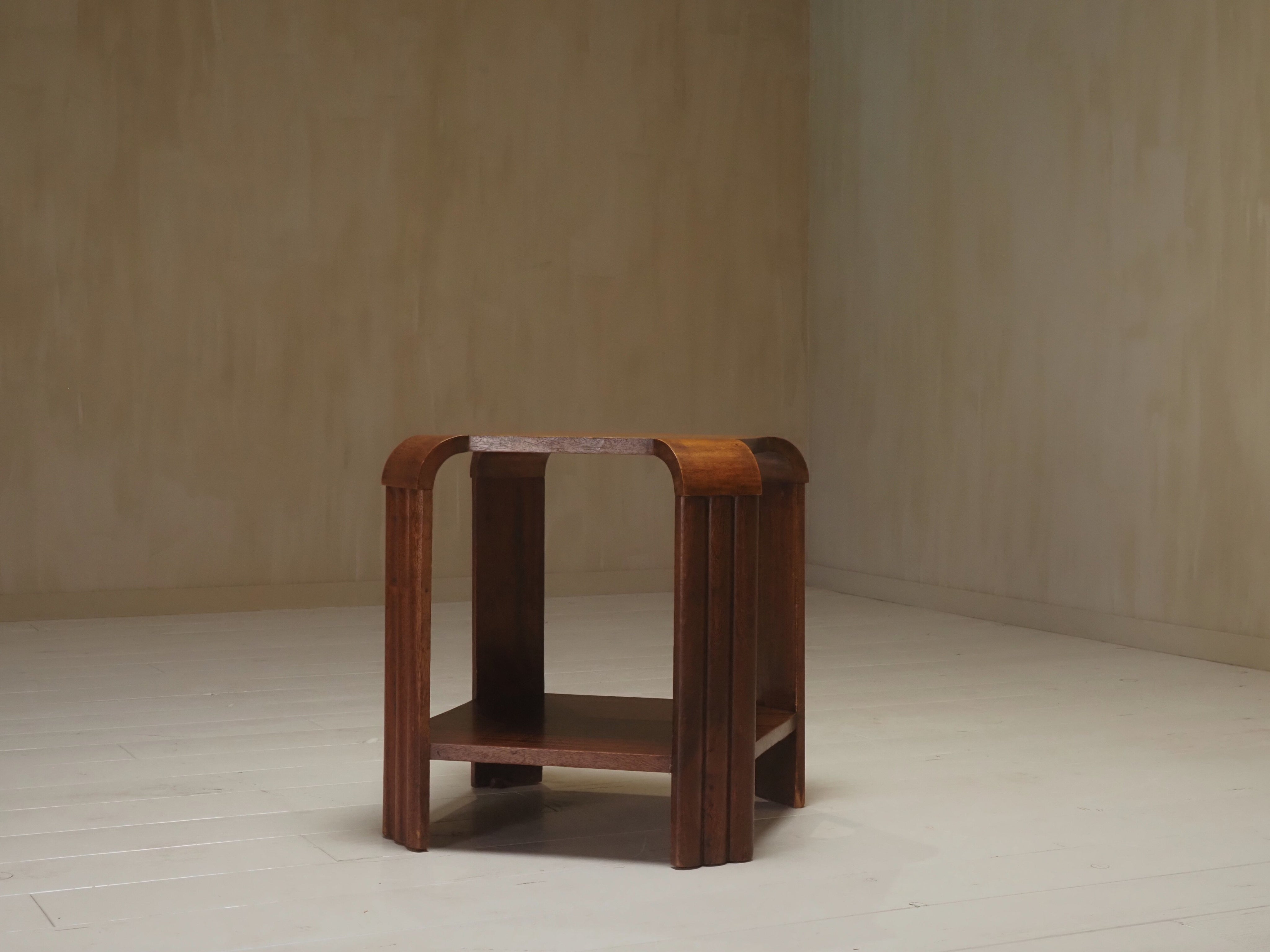 Art Deco side table, 1930s by Puttenaers | The Oblist