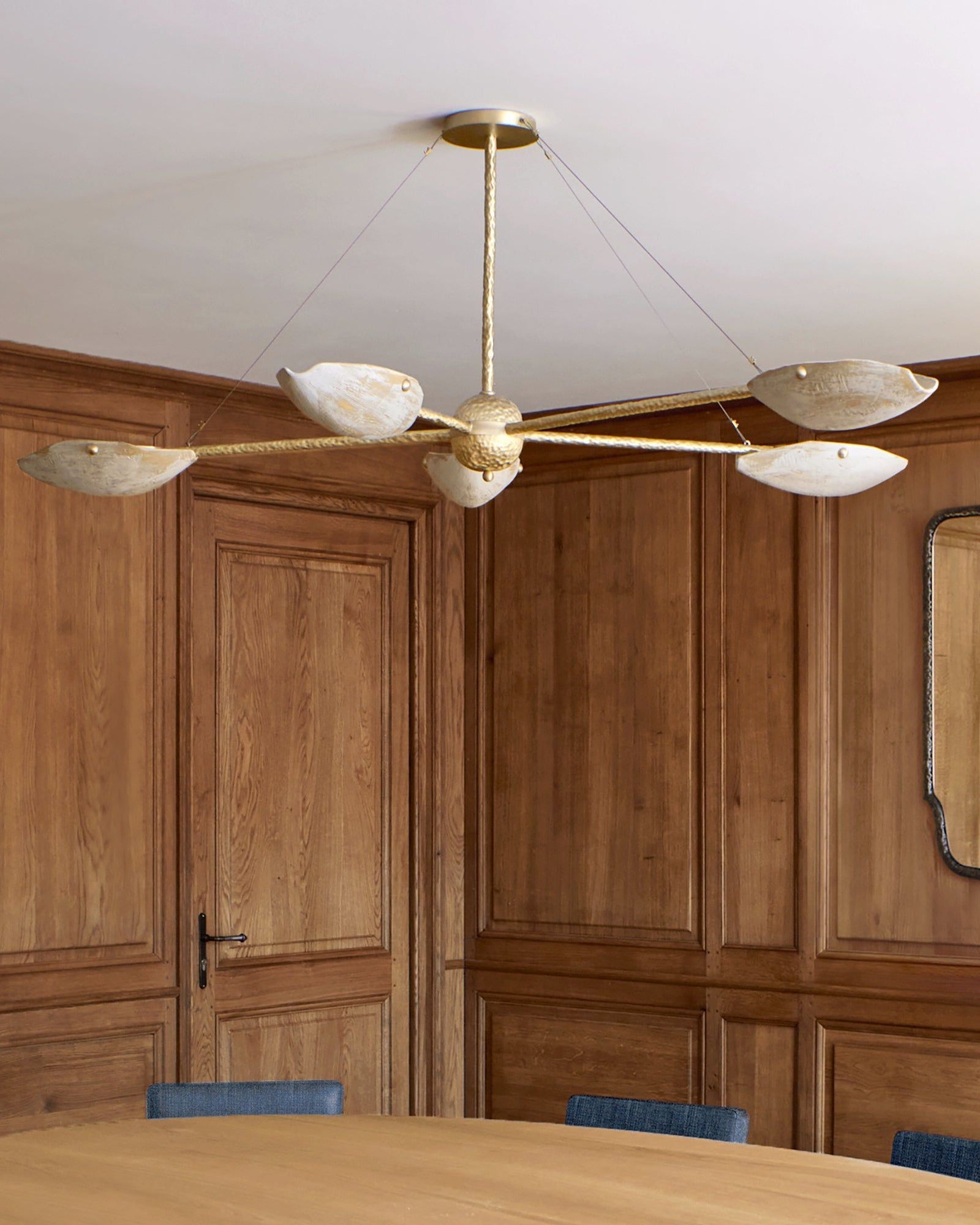 Serrallés Chandelier by Project 213A | The Oblist — handcrafted gold finish