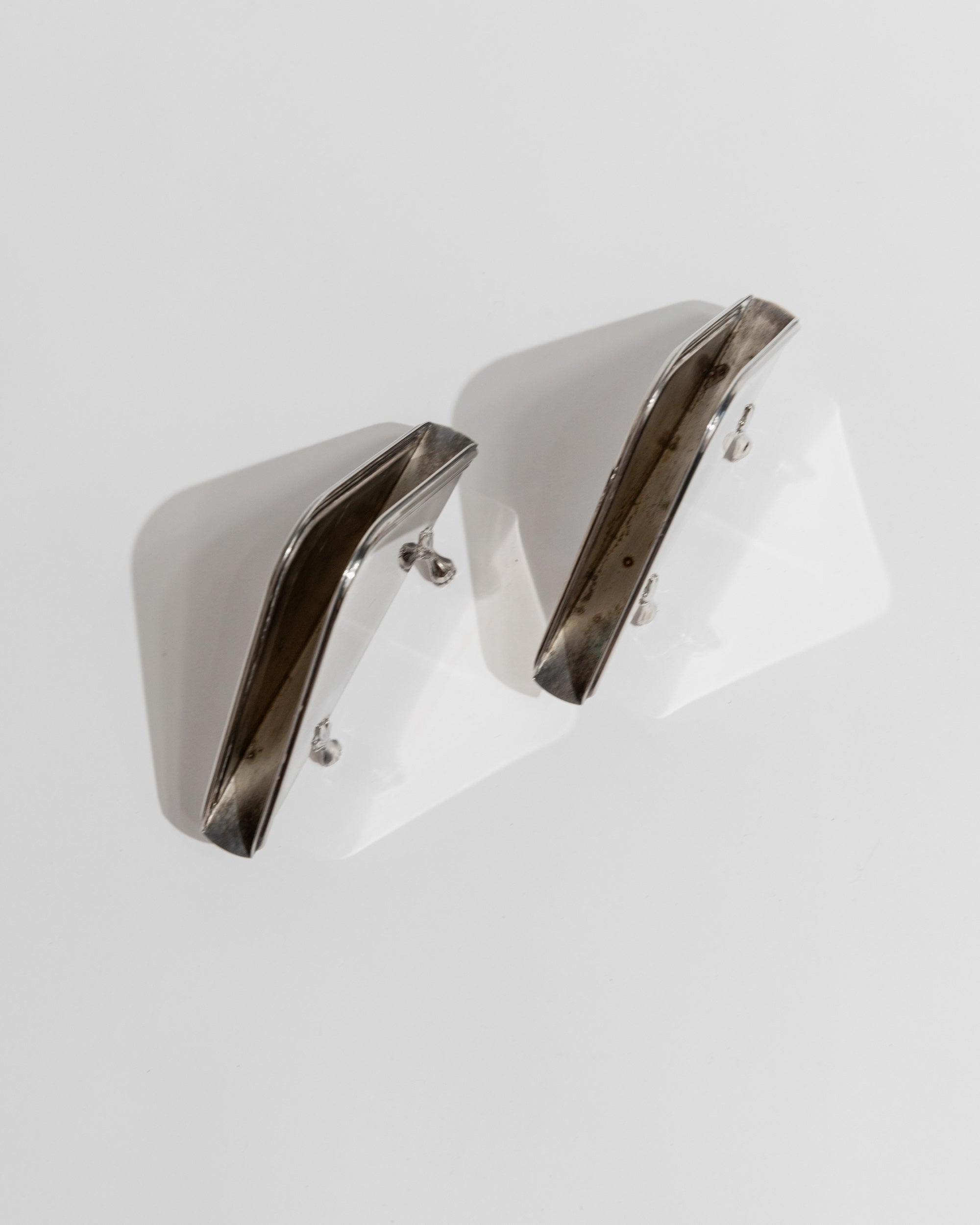 Set of 2 Triangular Napkin Holders, Italy 1970s