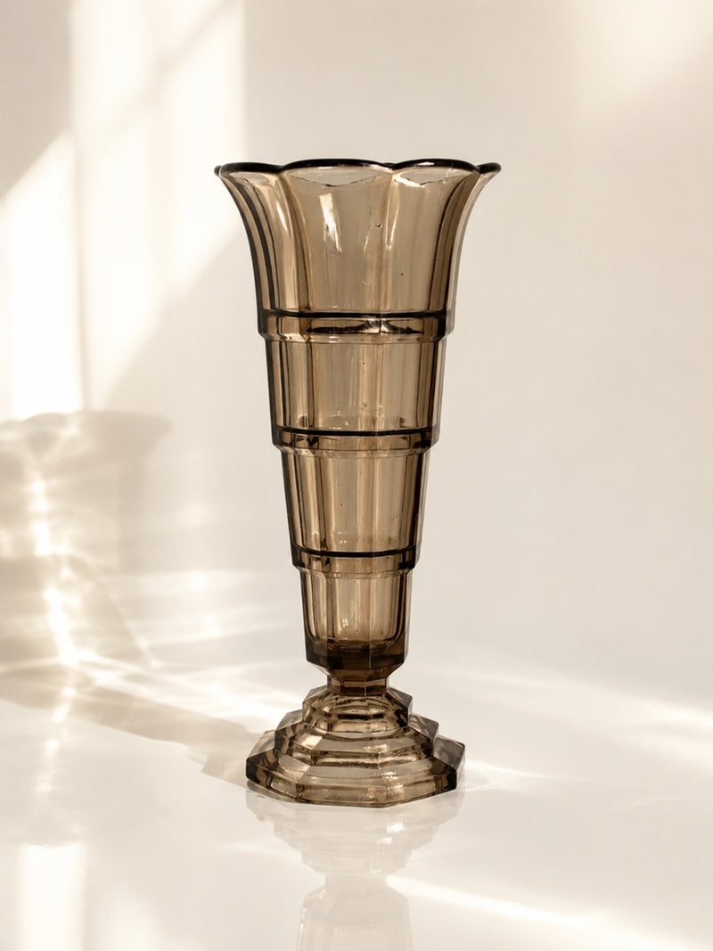 Art Deco Trumpet Glass Vase - 1930s by Dodo Vintage | The Oblist