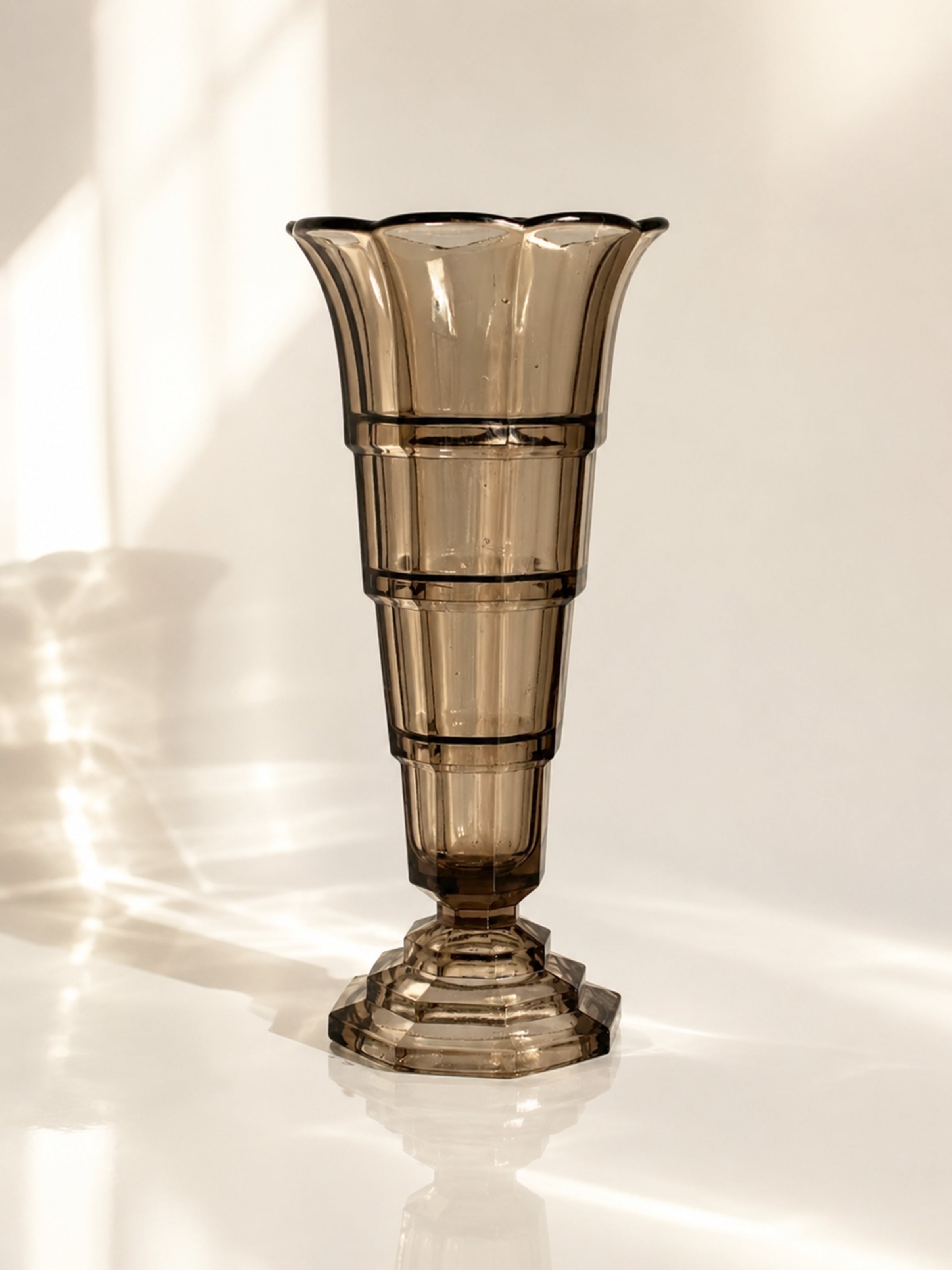 Art Deco Trumpet Glass Vase - 1930s by Dodo Vintage | The Oblist
