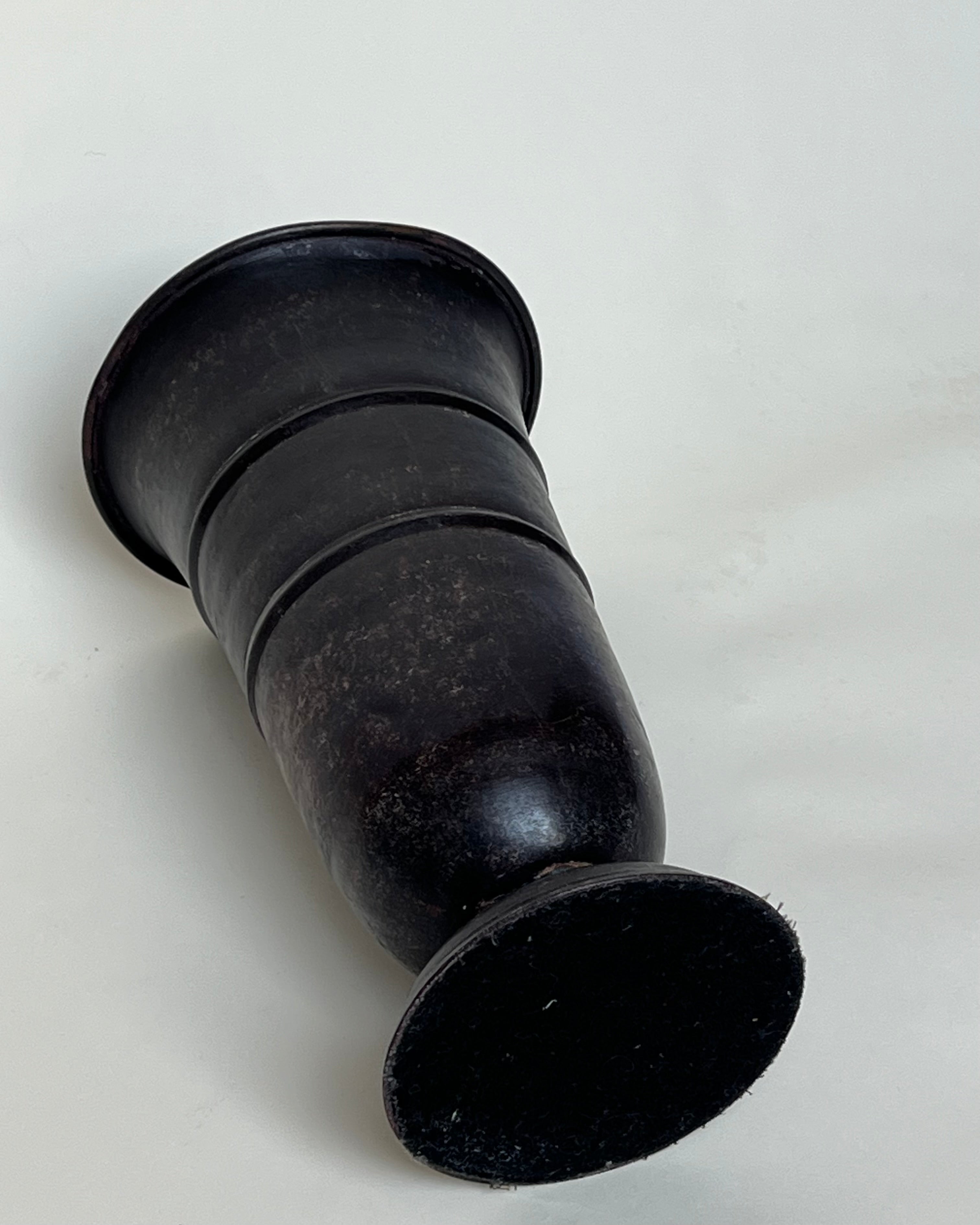 Tall Bronze Vintage Vase 1900s — lifestyle setting