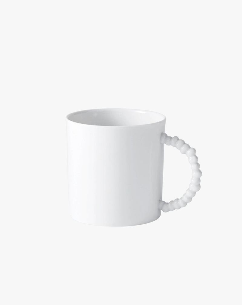 Haas Mojave Mug - White by Lobjet | The Oblist — ceramic material, modern design