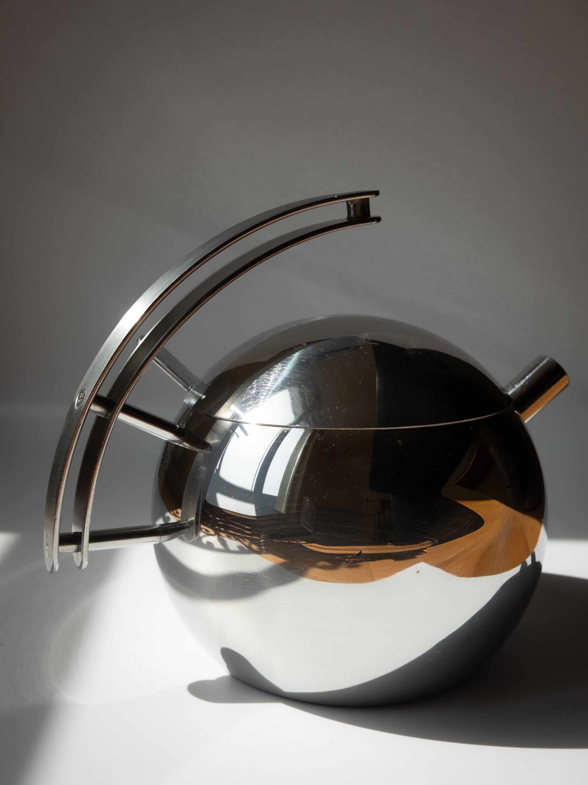 Stella Collection "Galaxy" Teapot by Marina Sgarbi - Italy, c. 1980s — detail view