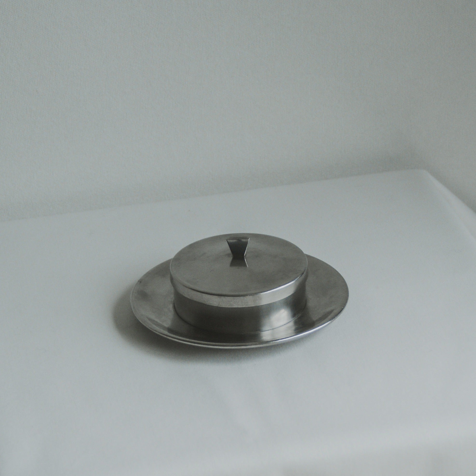 Art Deco Butter Dish — detail view