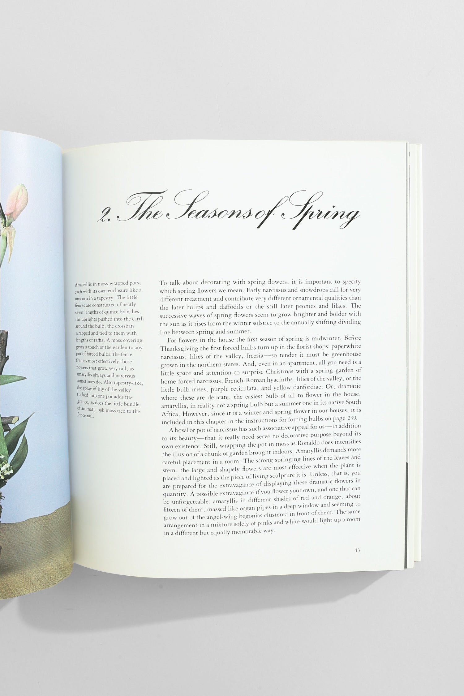 Decorating with Flowers Book  — lifestyle setting