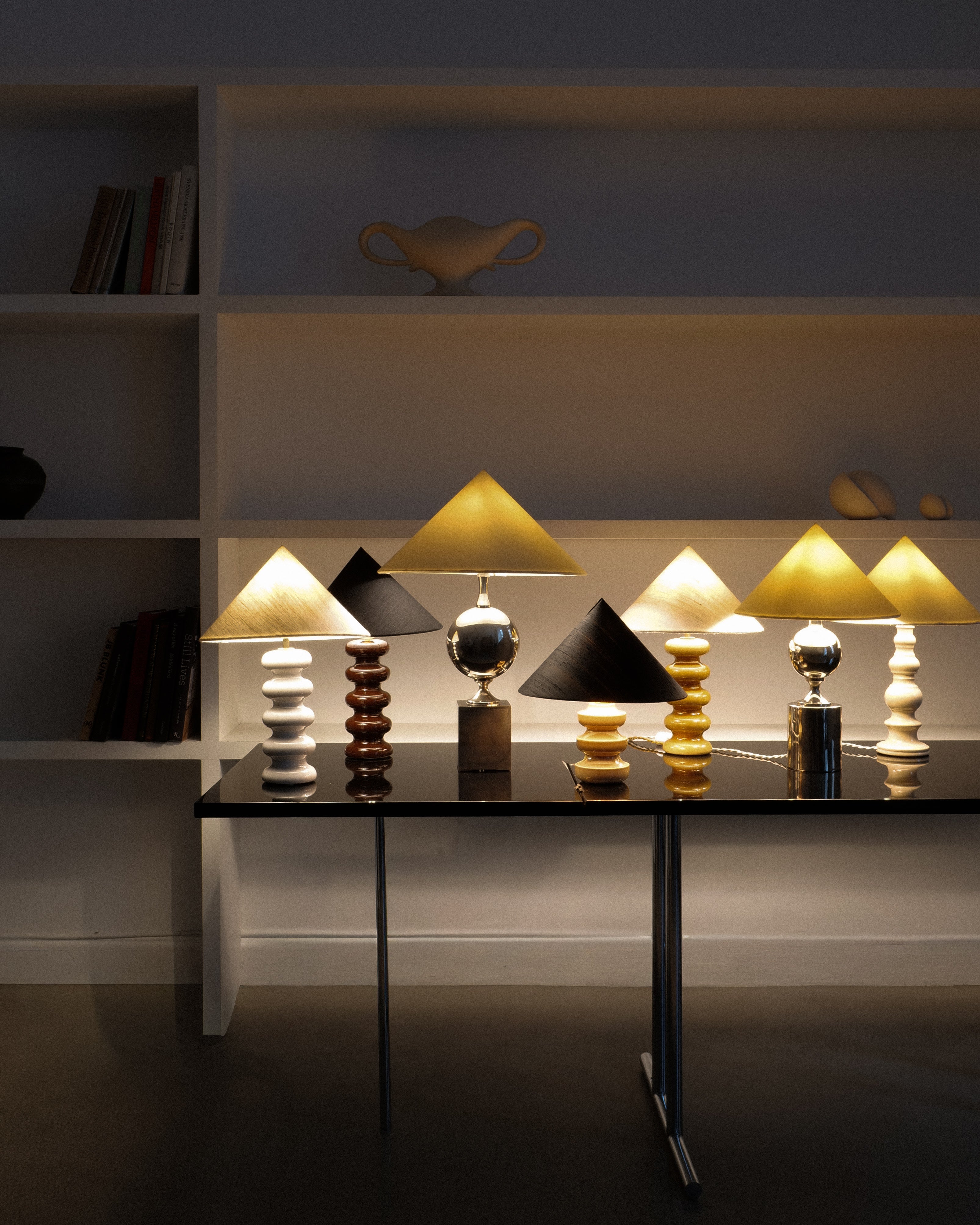 Vintage Table Lamps in Ceramic - Sculptural Collection