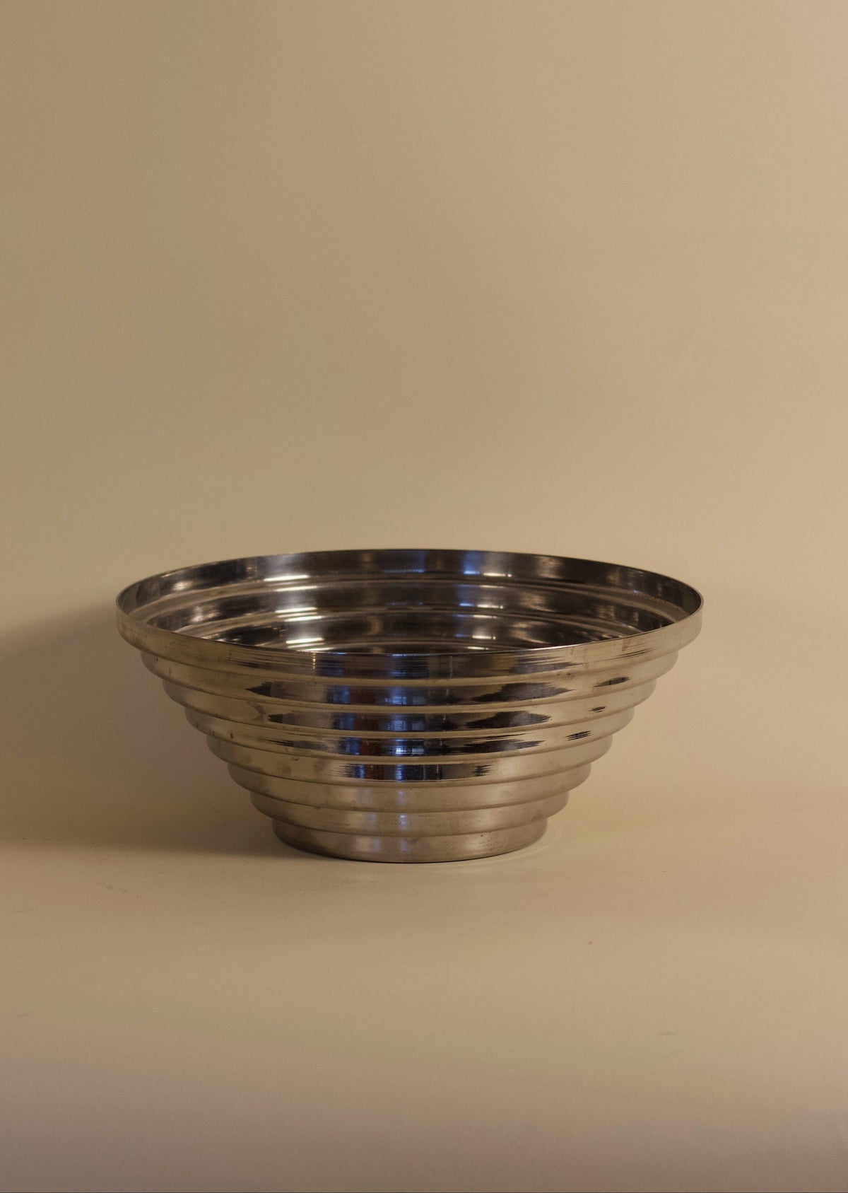 Stainless Steel Stepped Bowl by Mansión Luna | The Oblist