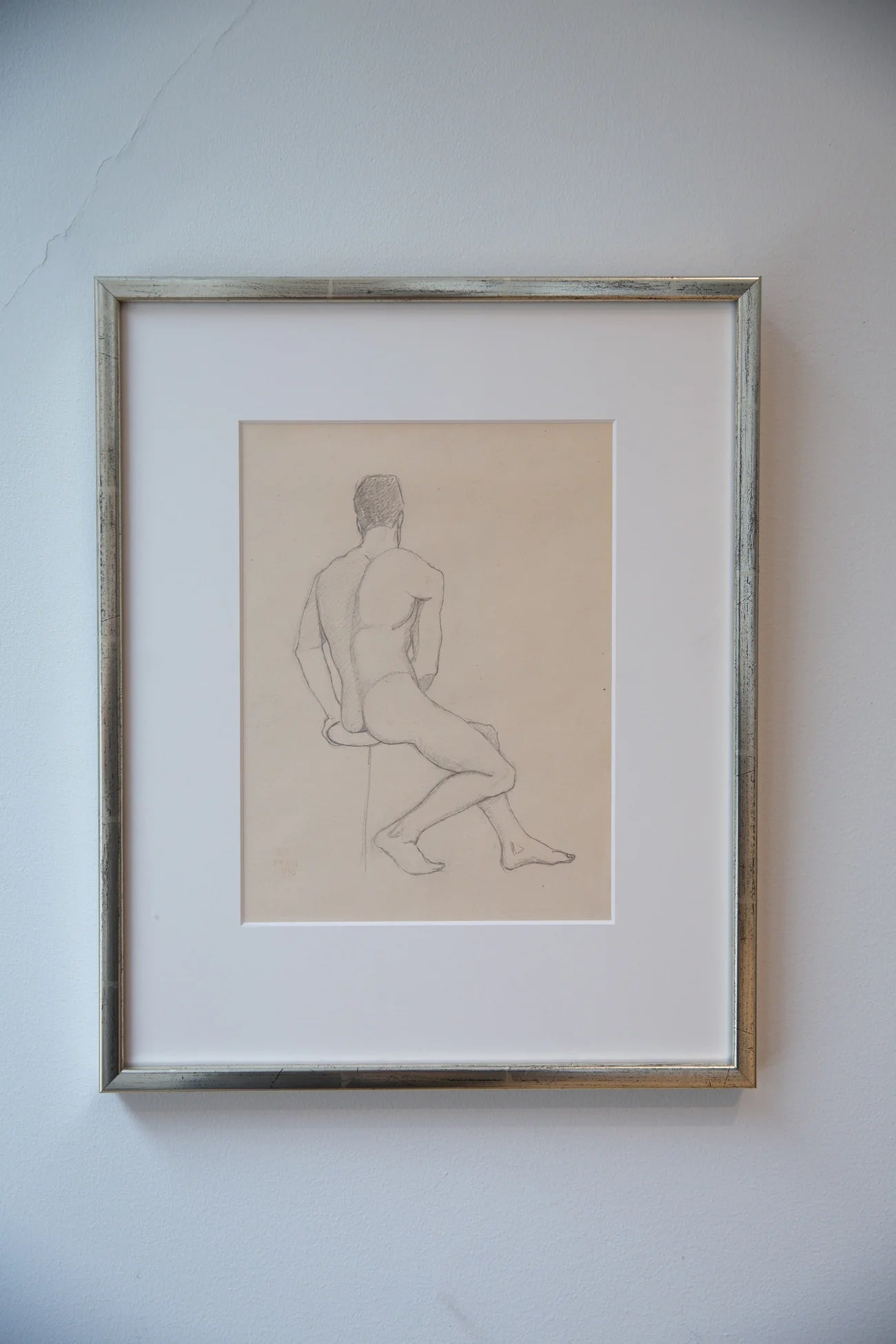 Esaias Thorén, Paris 1925 – Set of Two Male Nude Sketches