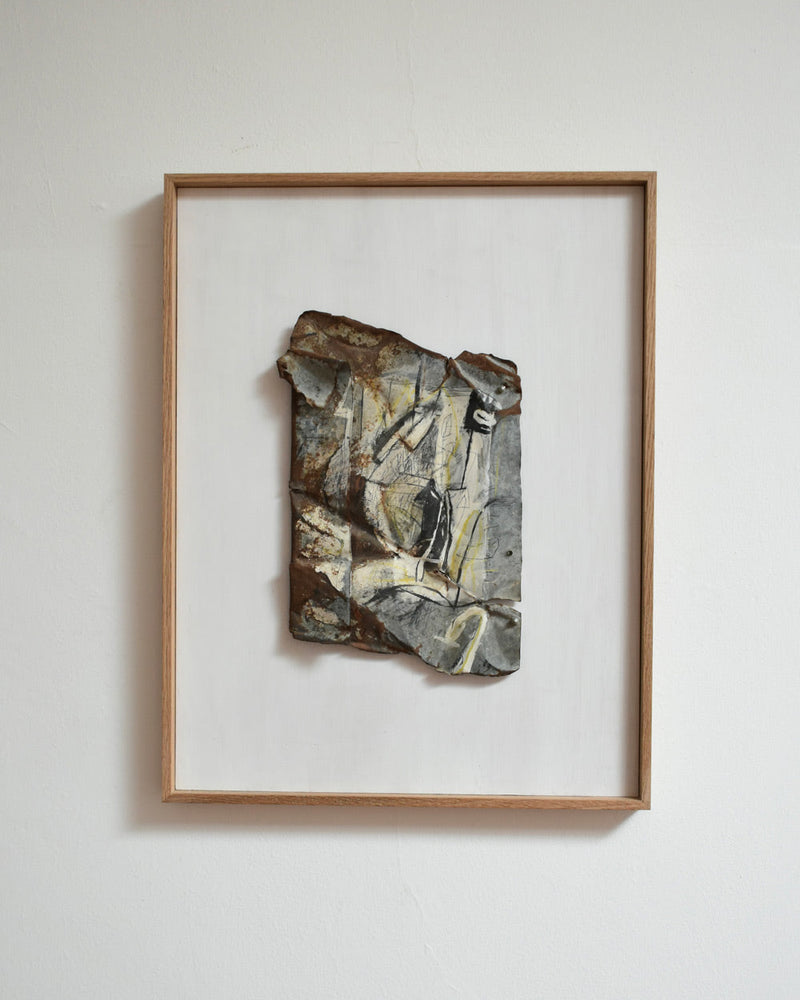 Mixed Media Artwork Painting on Metal by Gen | The Oblist — metal, contemporary design
