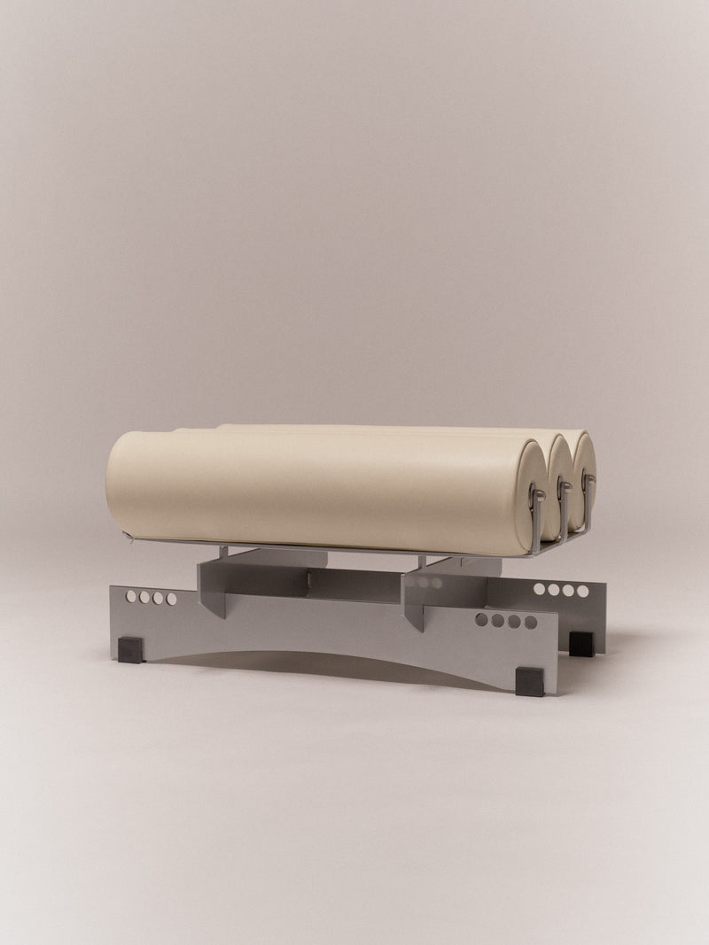 Ottoman Bassa by SUPERSEDIA | The Oblist — modern beige upholstery