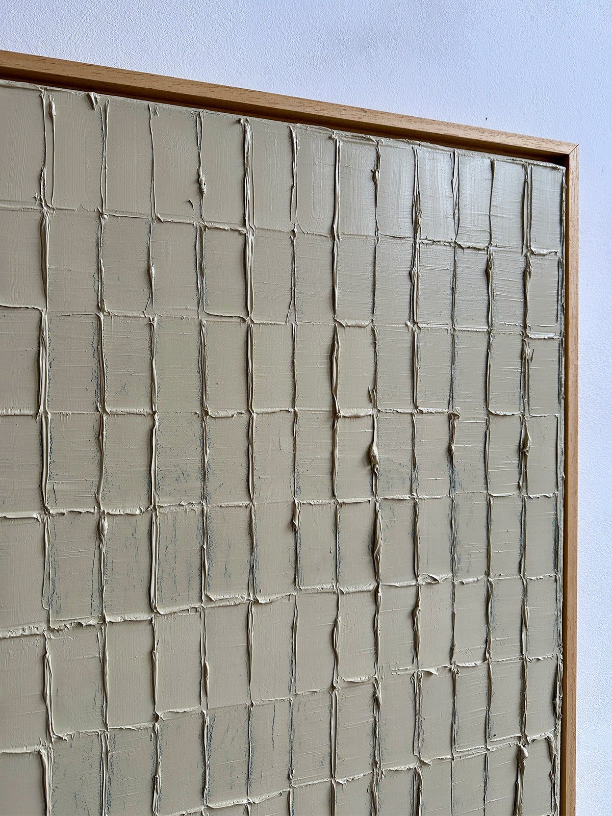 Buff Titanium - Heavy Strokes' Painting — close-up of textured beige surface