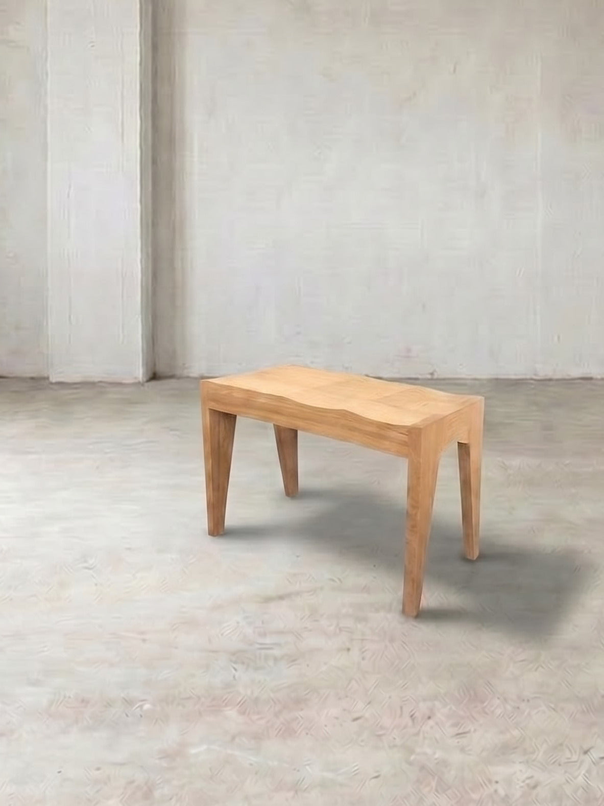 single seat bench "Onde" — detail view