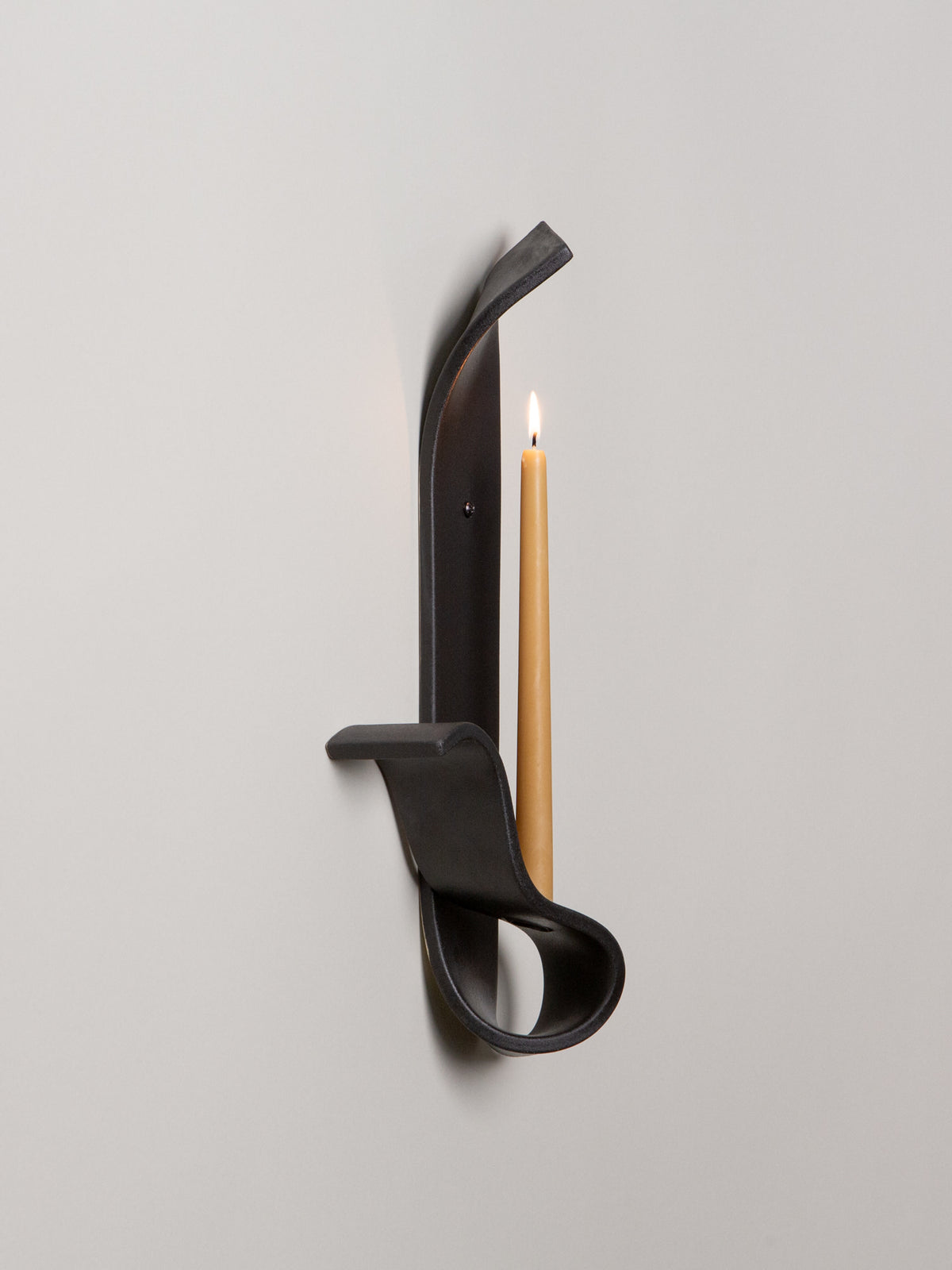 Moonara Candle Sconce, Left — side angle