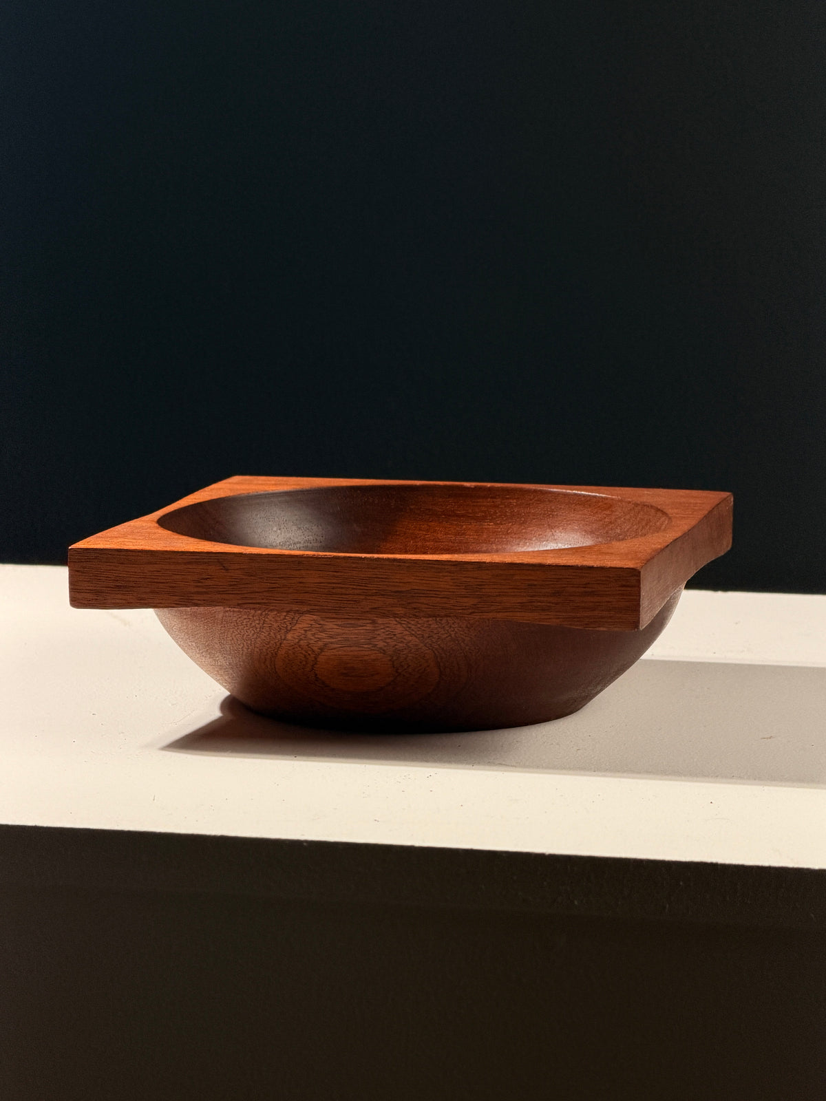 Sculptural Teak Vide-Poche, France, circa 1960 — in context