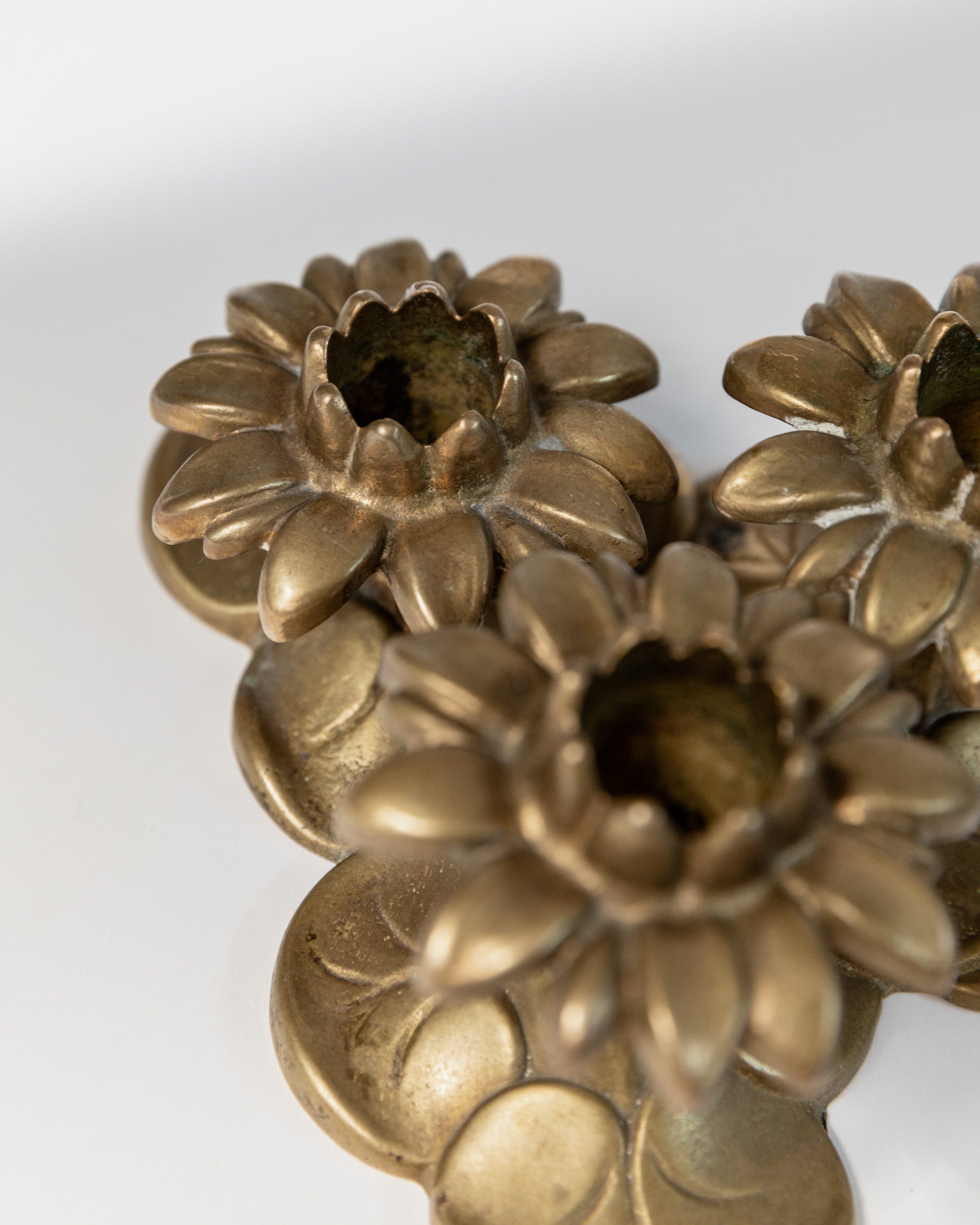 Brass Candleholder 1930s