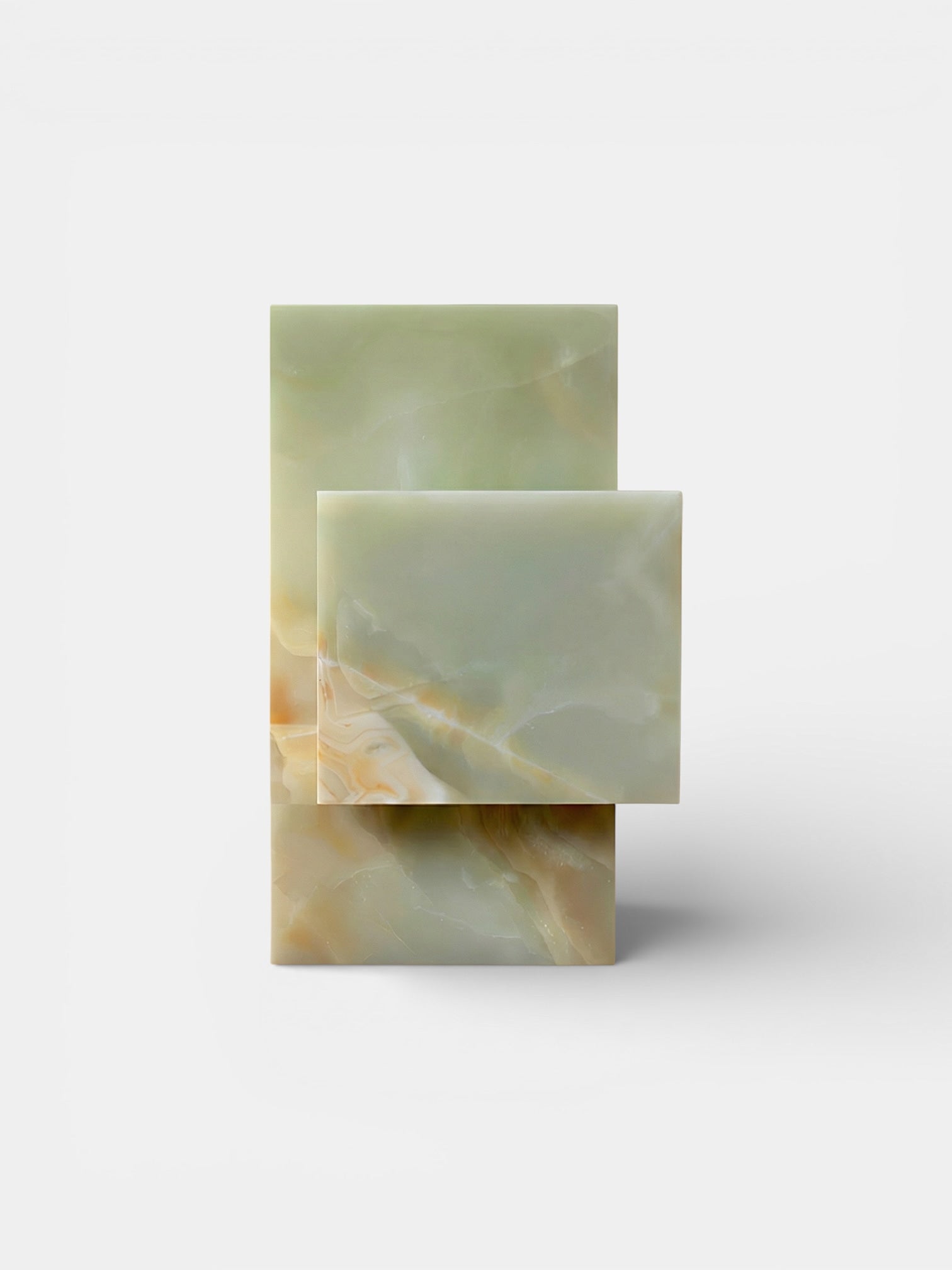 Ella Green Onyx - Table basse en marbre