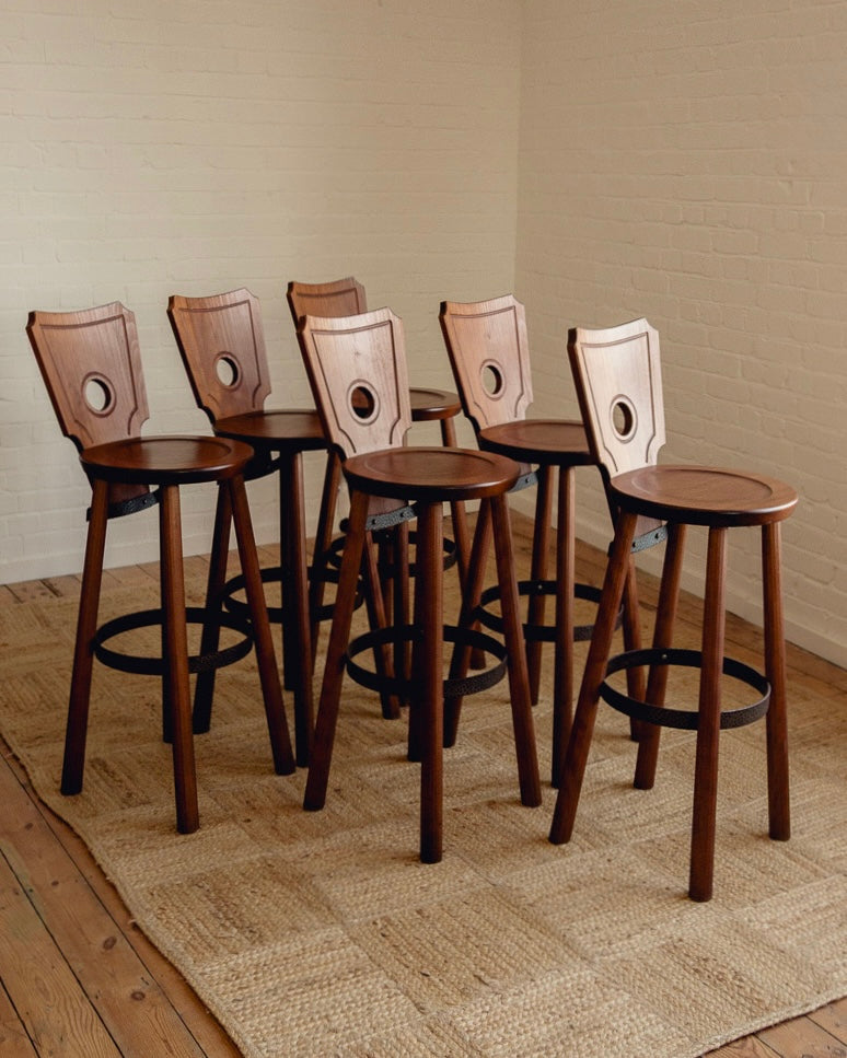 Brutalist Bar Stools - Priced Individually by Passé The Store | The Oblist