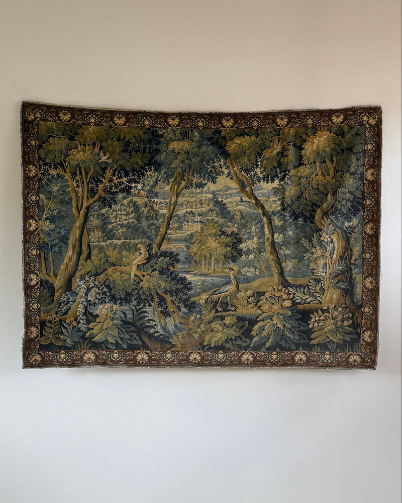 20th-Century Verdure Tapestry by Maud Vaughan | The Oblist
