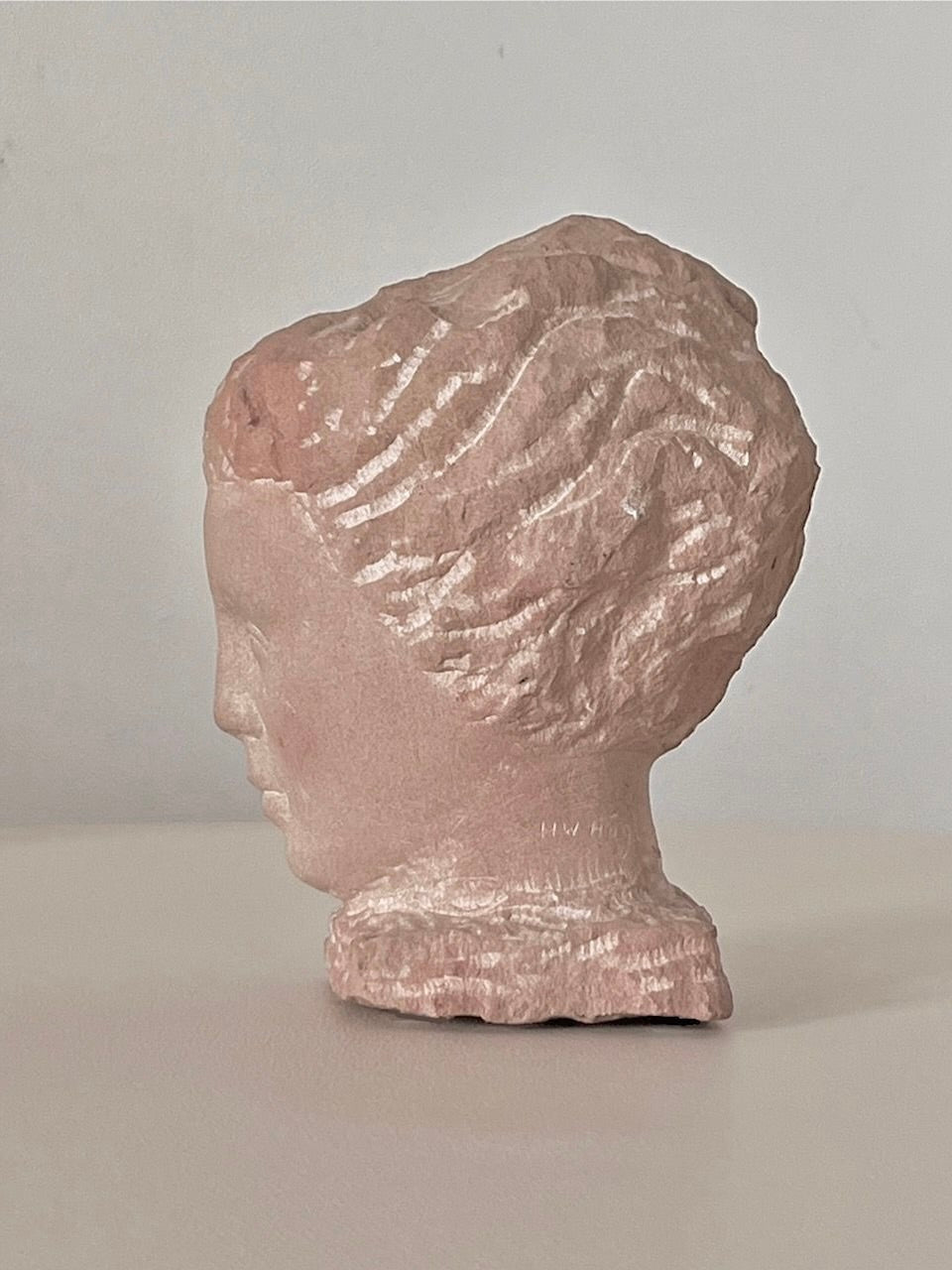 Stone Bust by Helge W. Högbom 1950s