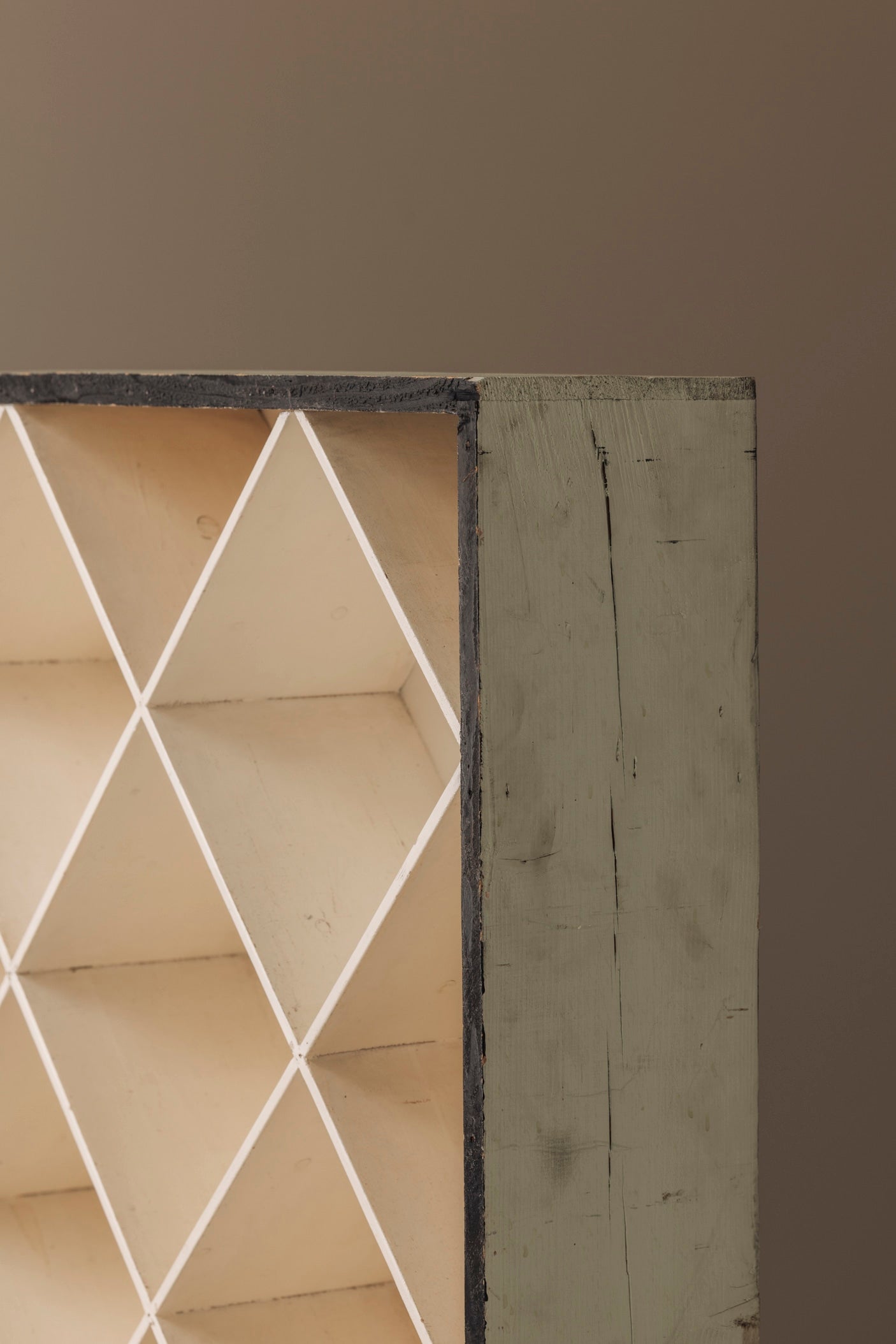 Geometric open bookcase, France 1950s. — in context