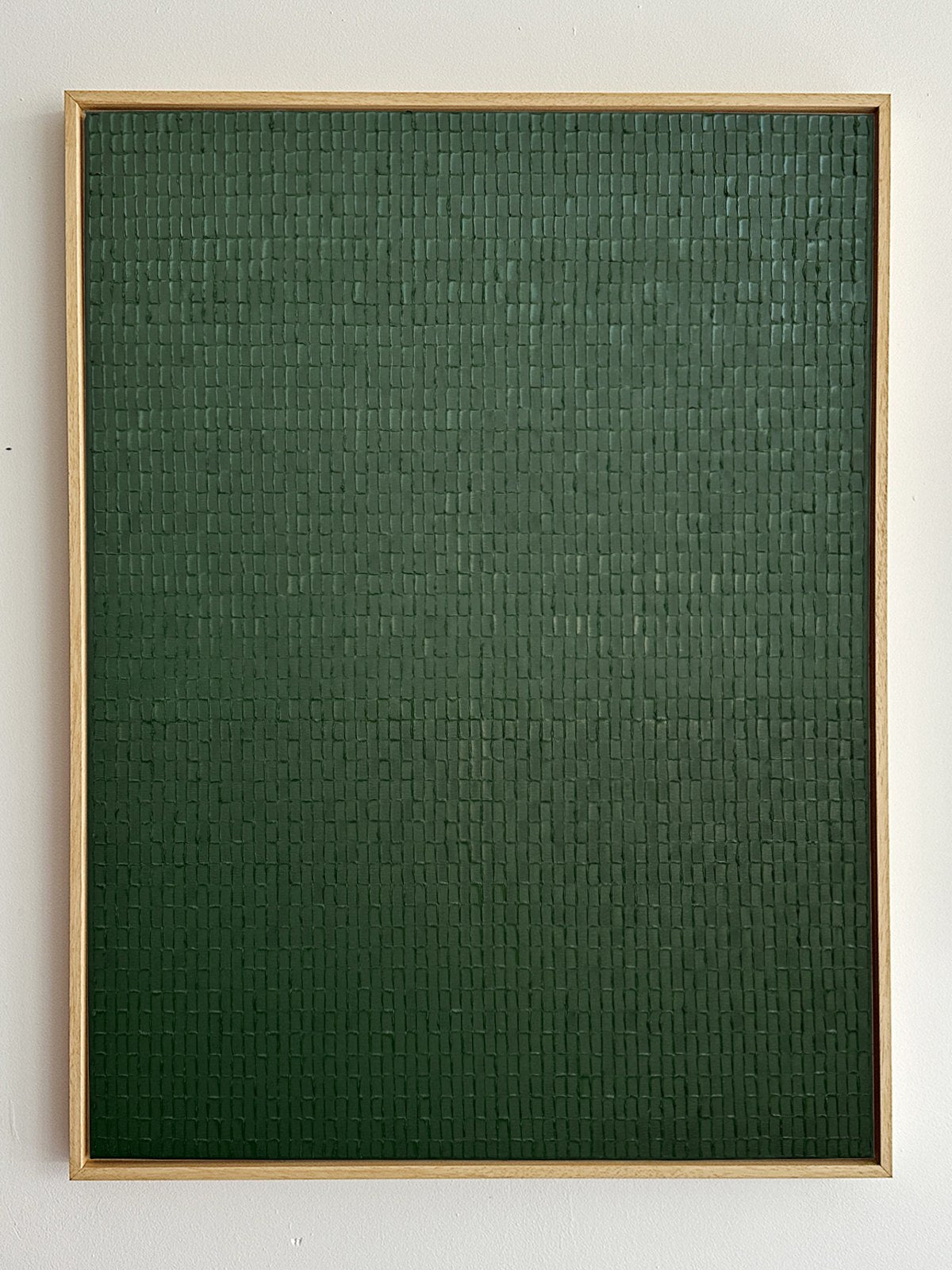 'Terre Verte - Signature' Painting by Roi Elmaliah | The Oblist