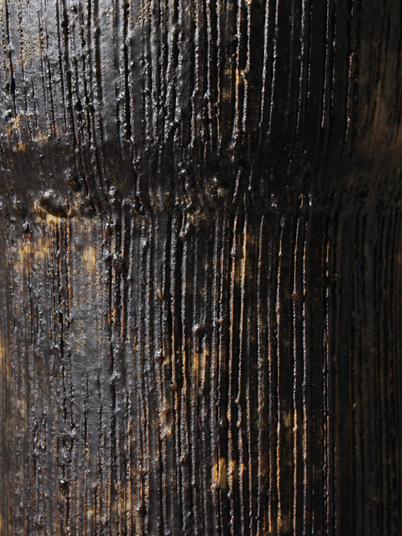 Textured Ceramic Table Lamp By Ole Bjørn Krüger, 1960s, Denmark — detail view