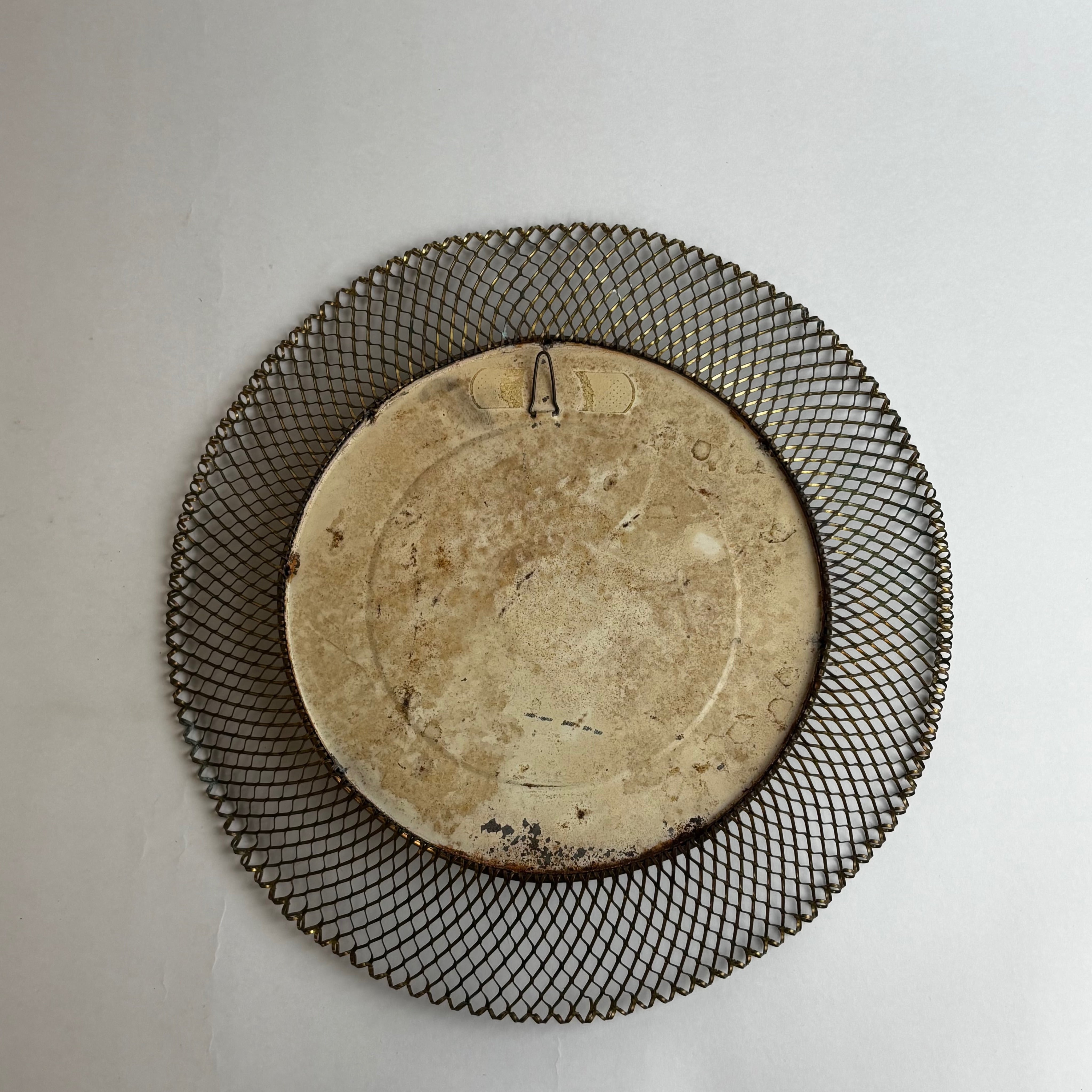 (on hold) Wire Frame Mirror in the manner of Mategot — lifestyle setting