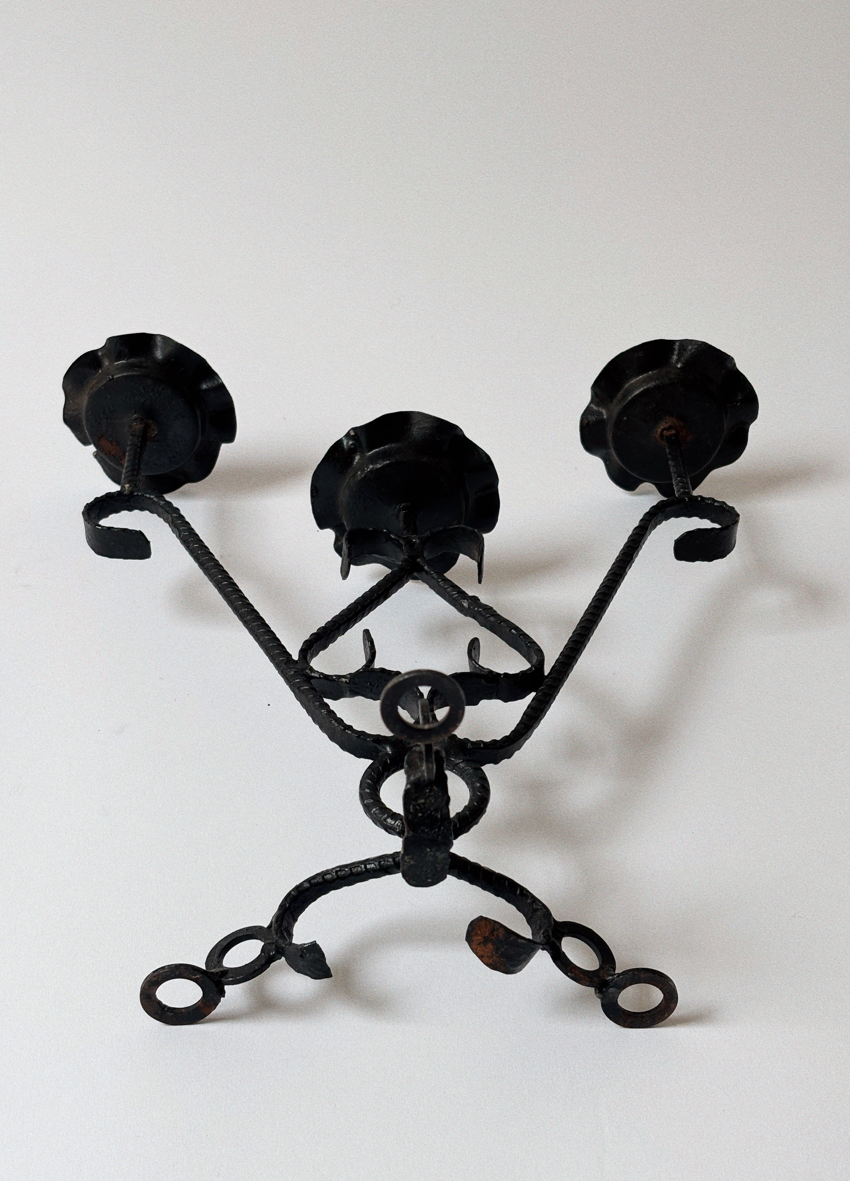 Folk Art Metal Candelabra, Poland — in context
