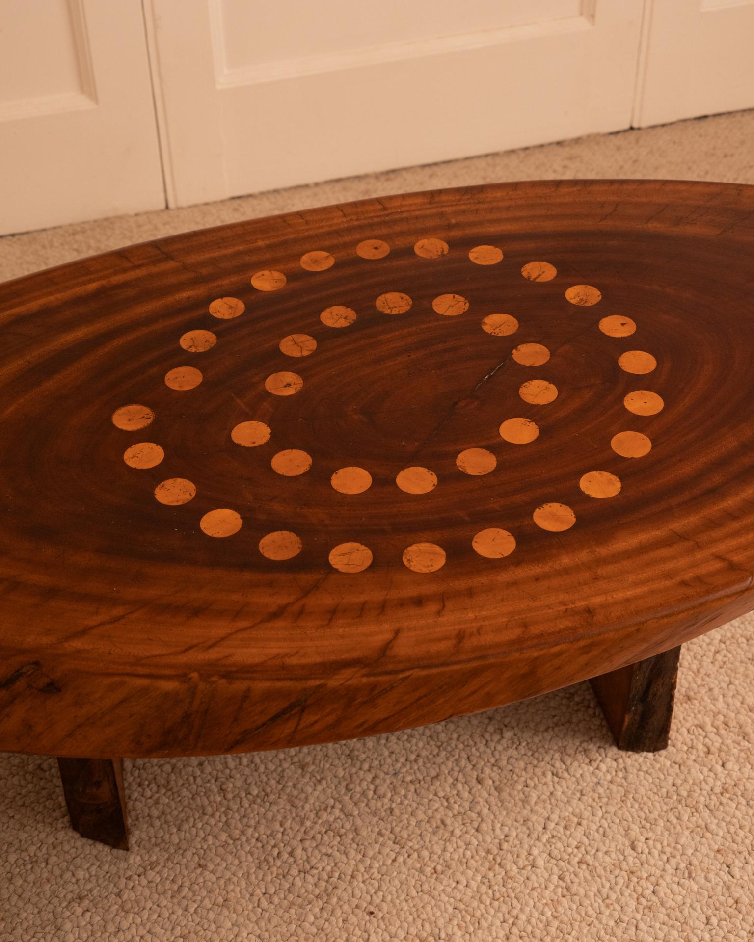 Brutalist Coffee Table — side angle