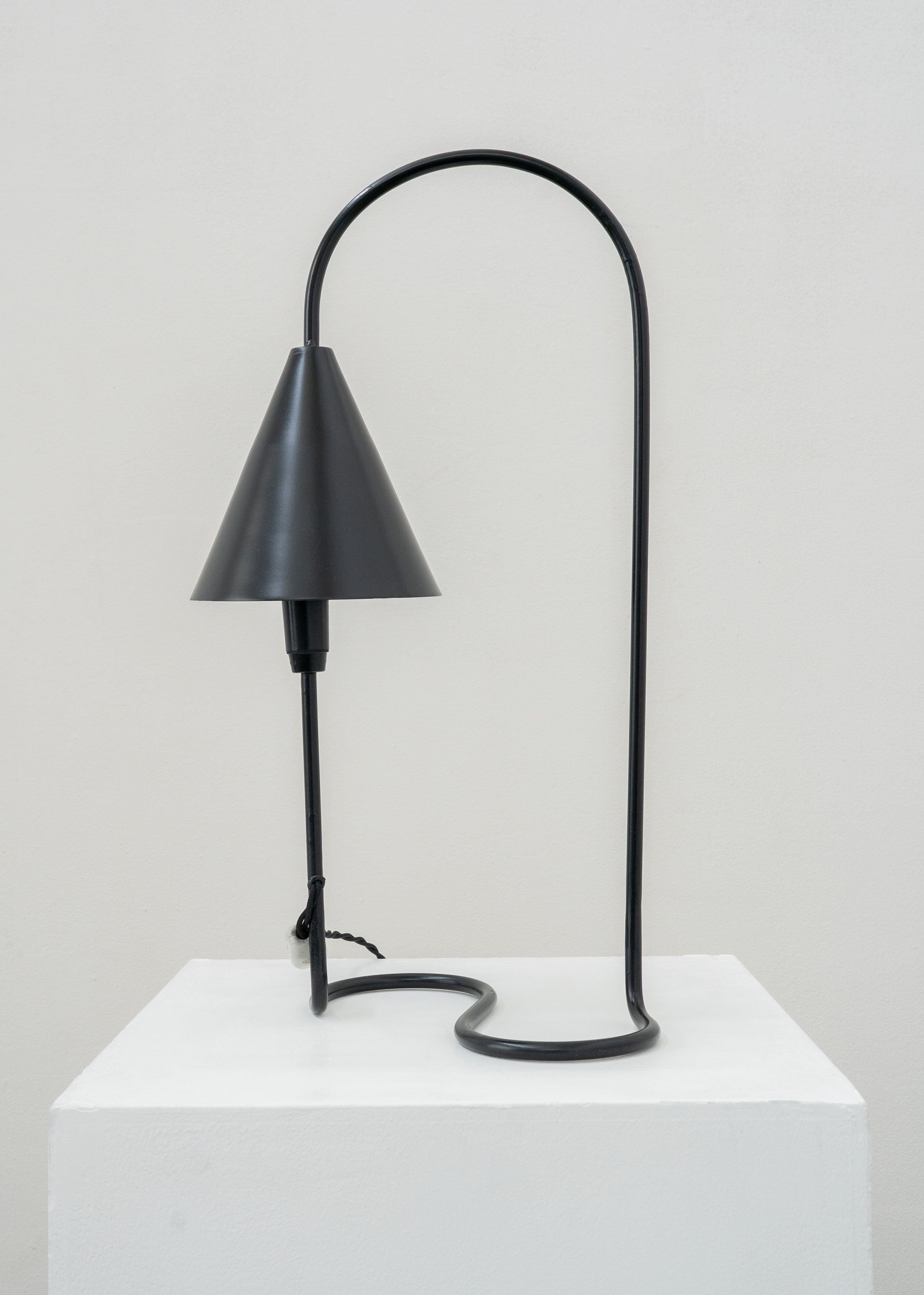 Sculptural Vintage Table Lamp — lifestyle setting