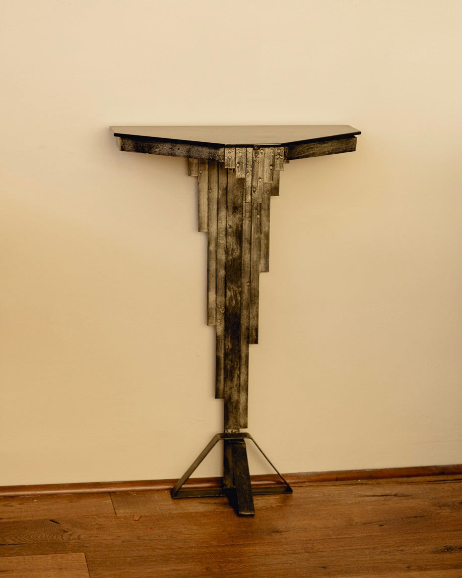 Sculptural Console Table by Passé The Store | The Oblist — metal construction, modern design