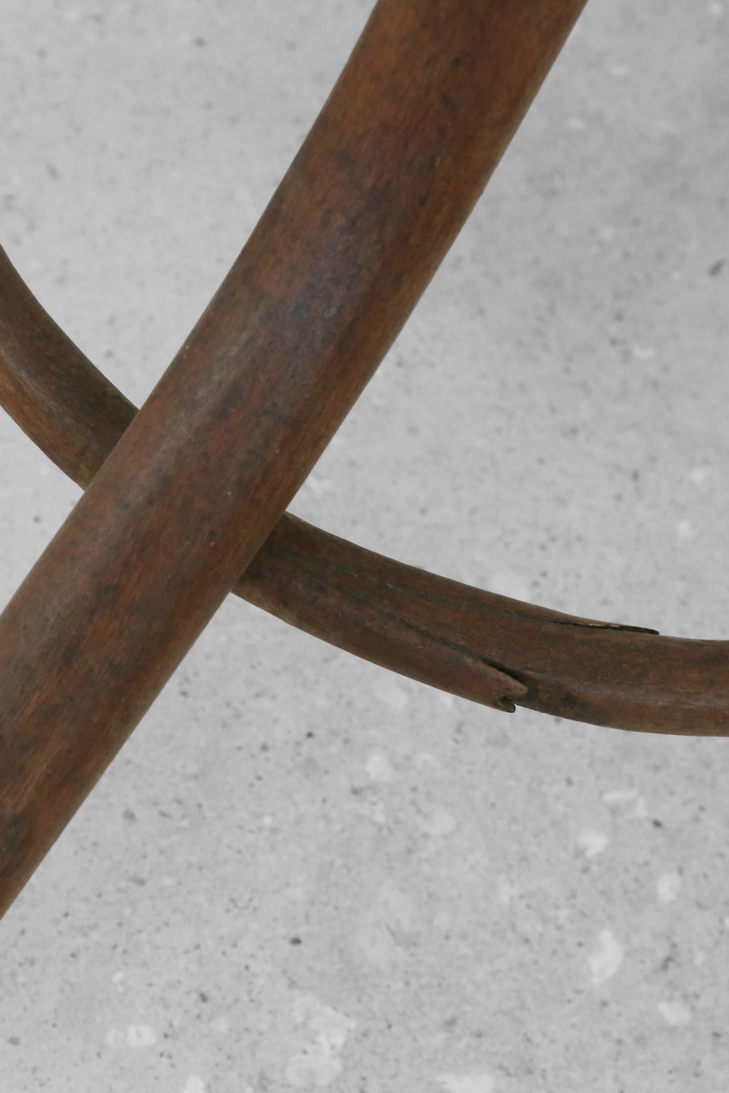 Antique Bentwood Café Table — in context