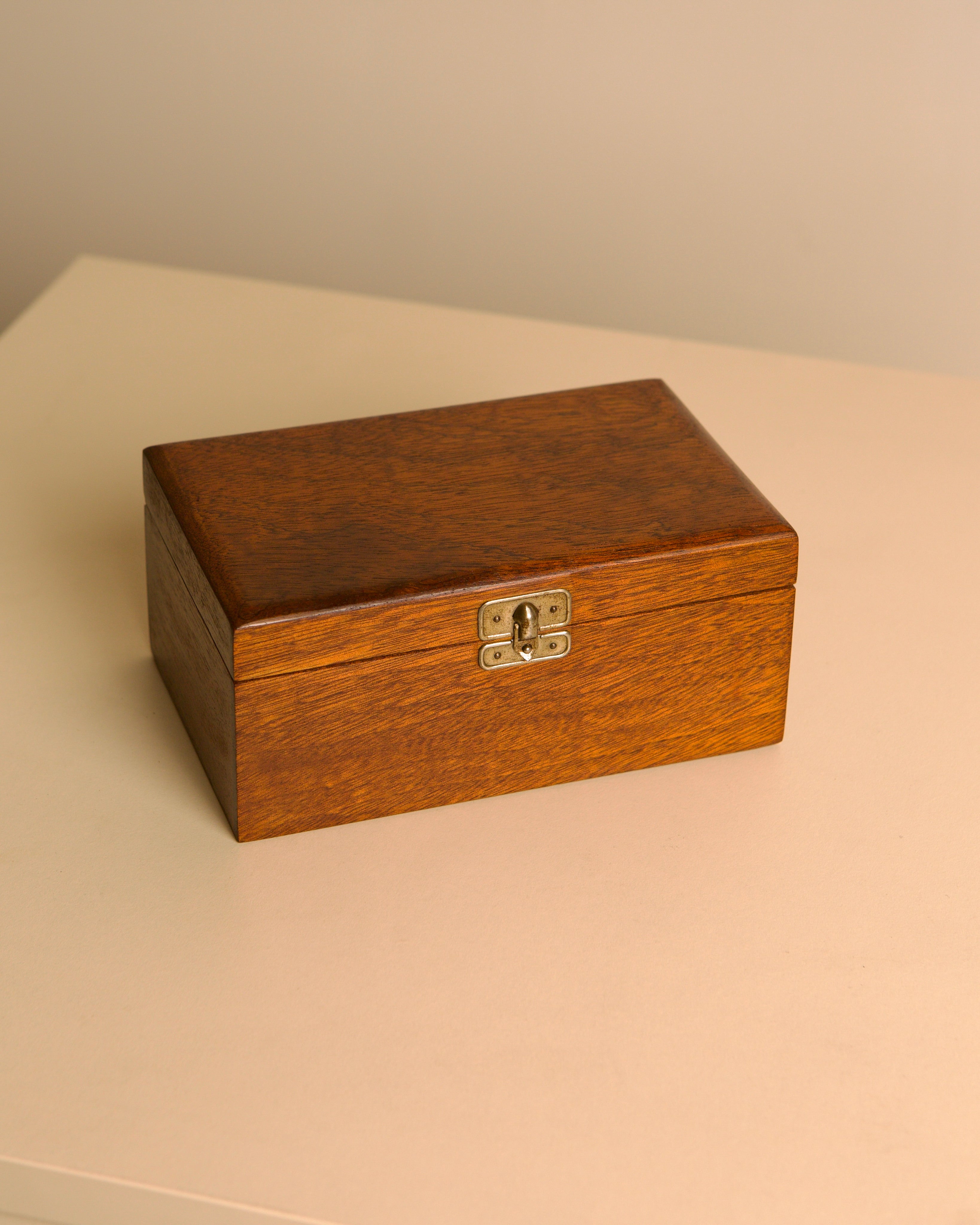 Mahogany box, Italy, 1960s by Treaptyque | The Oblist